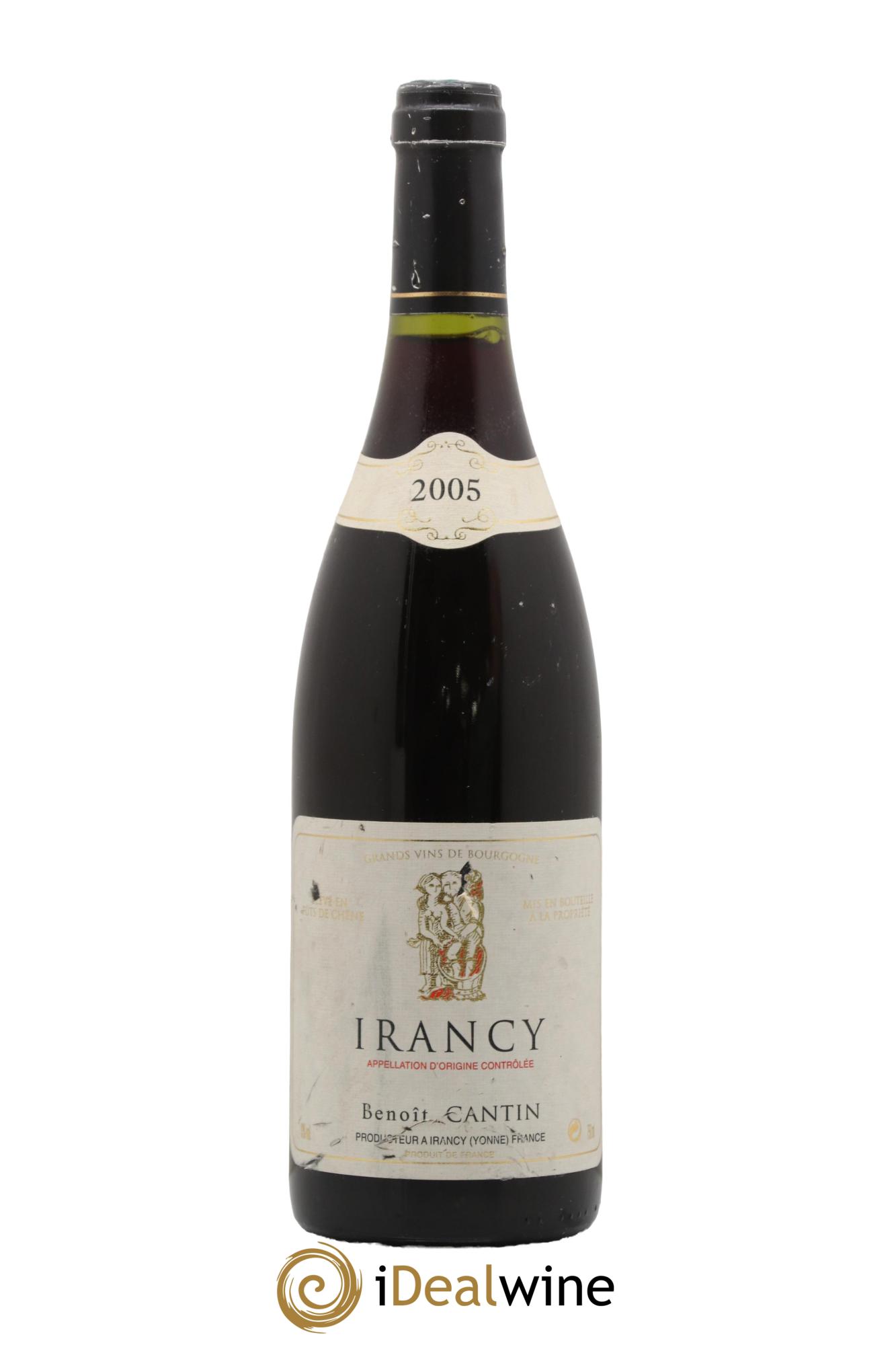 Irancy Benoit Cantin 2005 - Lot de 1 bouteille - 0