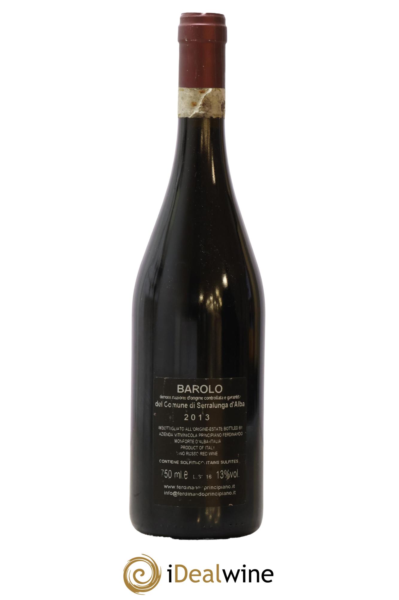 Barolo Serralunga Domaine Ferdinando Principiano 2013 - Lot de 1 bouteille - 1