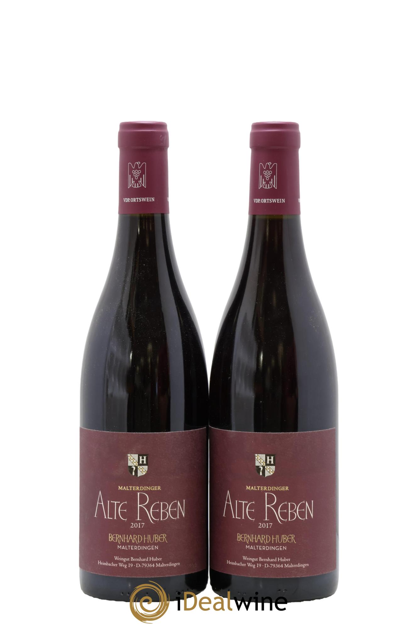 Allemagne Alte Reben Spätburgunder Weingut Bernhard Huber 2017 - Lot de 2 bouteilles - 0
