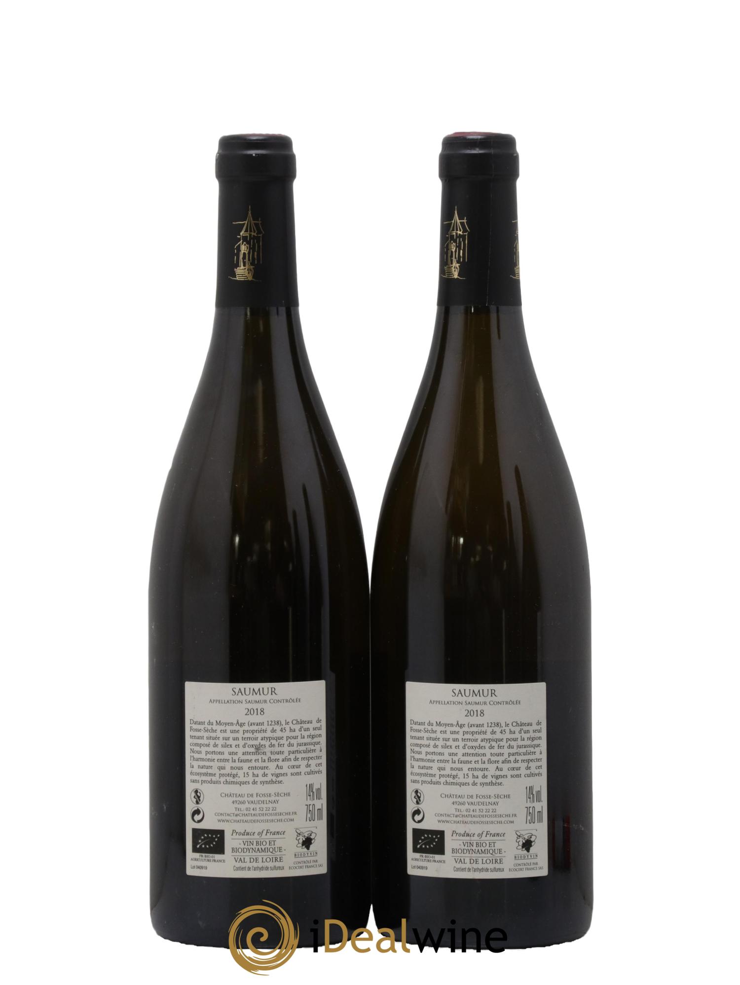 Saumur Arcane Château de Fosse-Sèche 2018 - Lot de 2 bouteilles - 1