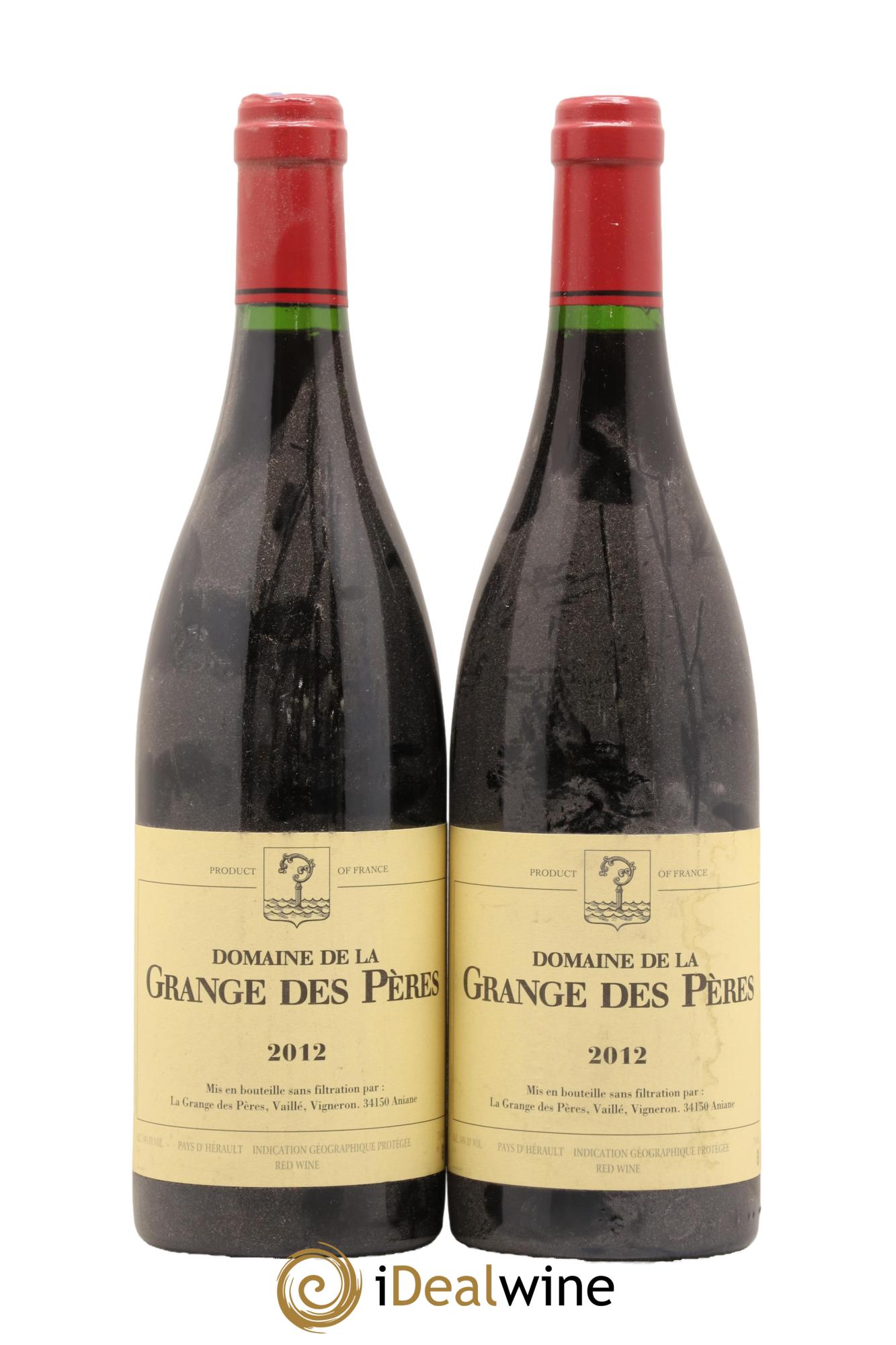 Pays d'Hérault Grange des Pères Laurent Vaillé 2012 - Lot de 2 bouteilles - 0