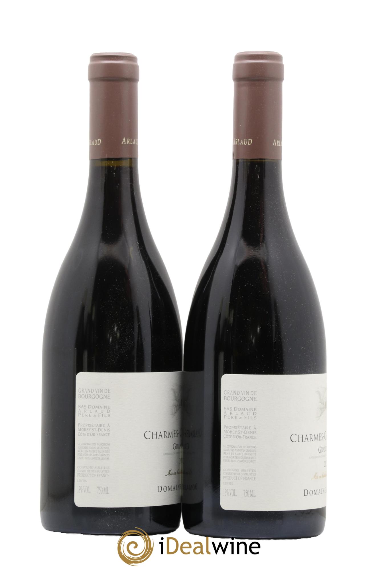 Charmes-Chambertin Grand Cru Arlaud 2013 - Lotto di 2 bottiglie - 1
