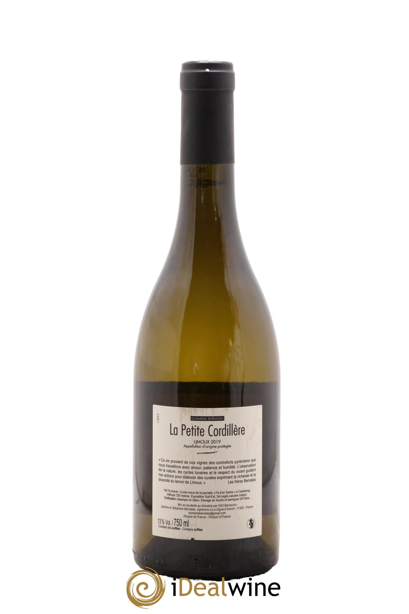 Languedoc Limoux La Petite Cordillère Bernatas 2019 - Posten von 1 Flasche - 1