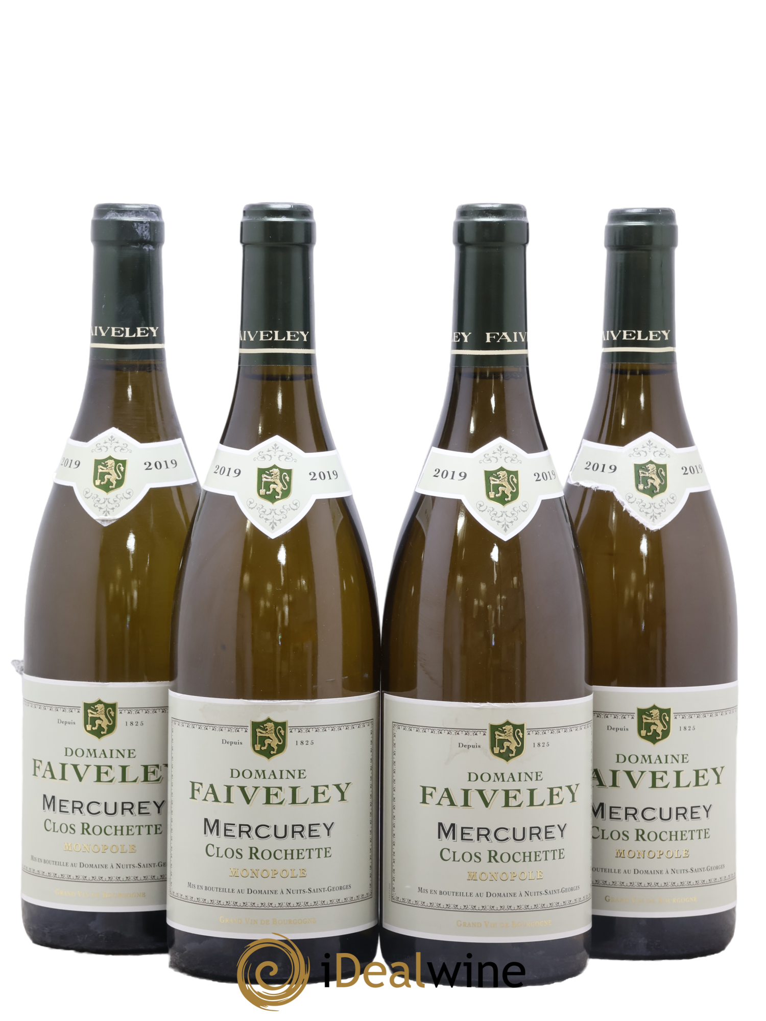 Mercurey Clos Rochette Monopole Domaine Faiveley 2019 - Lot de 4 bouteilles - 0