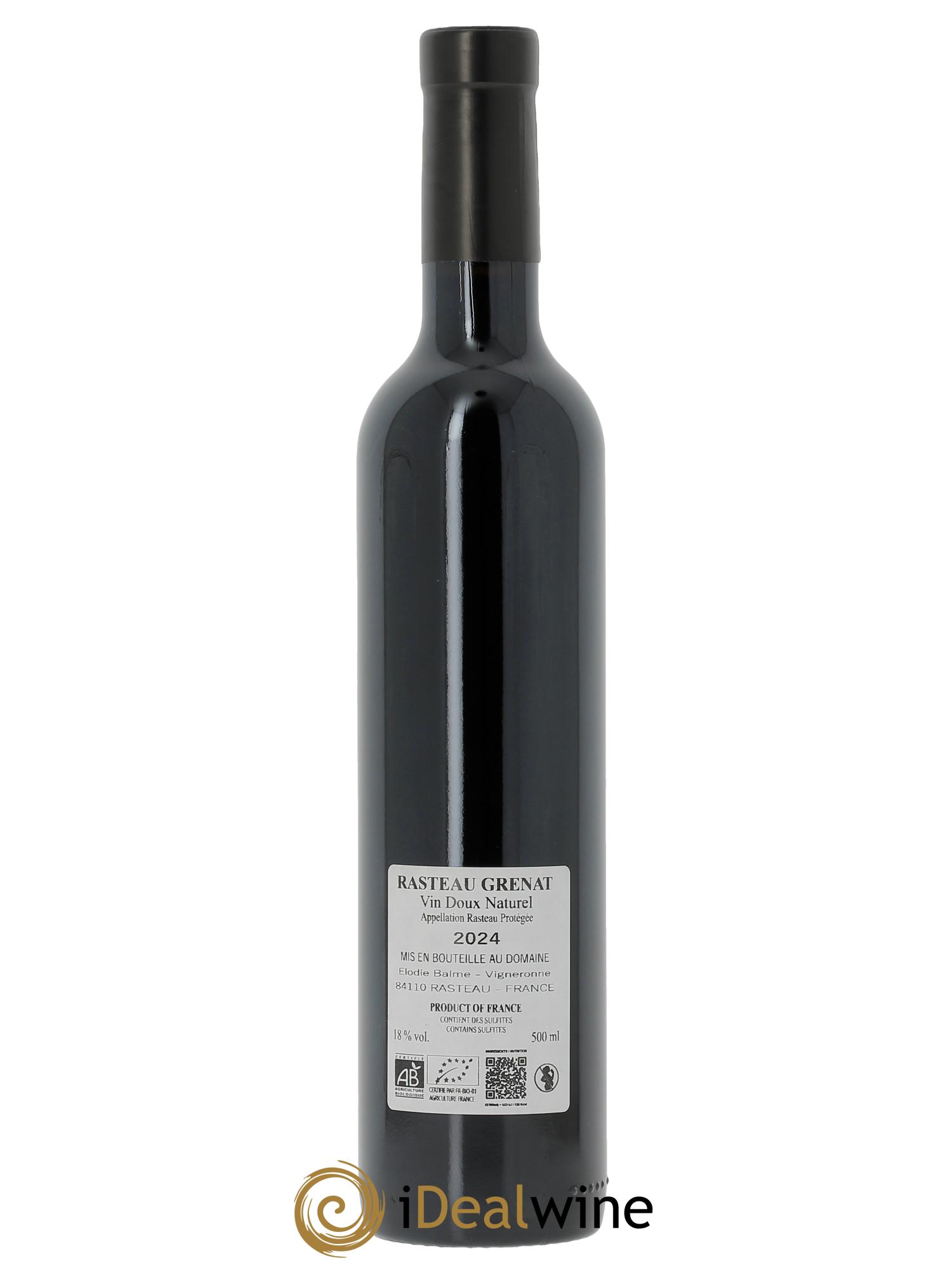 Rasteau Vin Doux Naturel Grenat Elodie Balme (Domaine)  2024 - Posten von 1 Flasche - 1