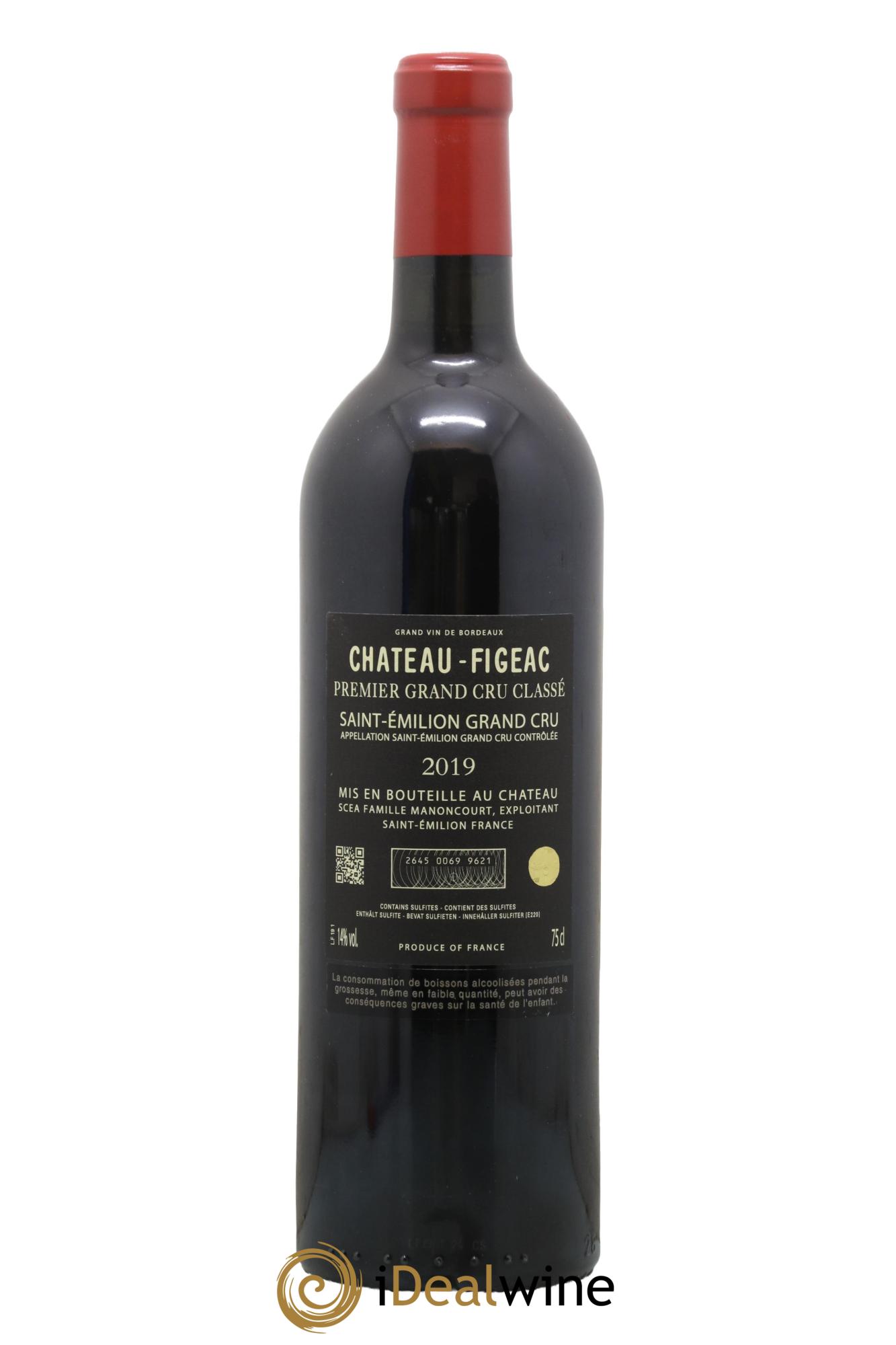 Château Figeac 1er Grand Cru Classé A 2019 - Lotto di 1 bottiglia - 1