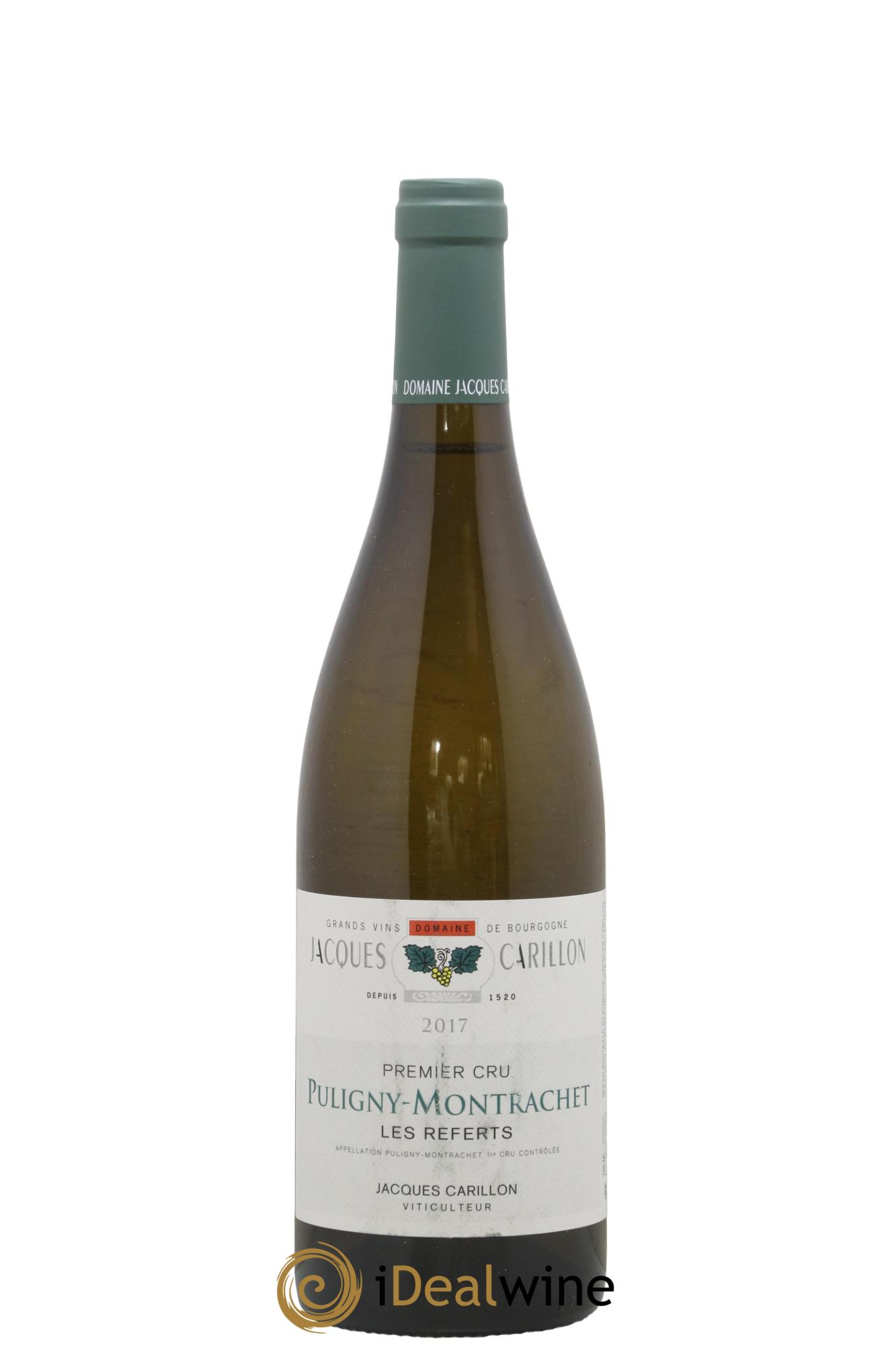Puligny-Montrachet 1er Cru Les Referts Jacques Carillon (Domaine) 2017 - Lot de 1 bouteille - 0