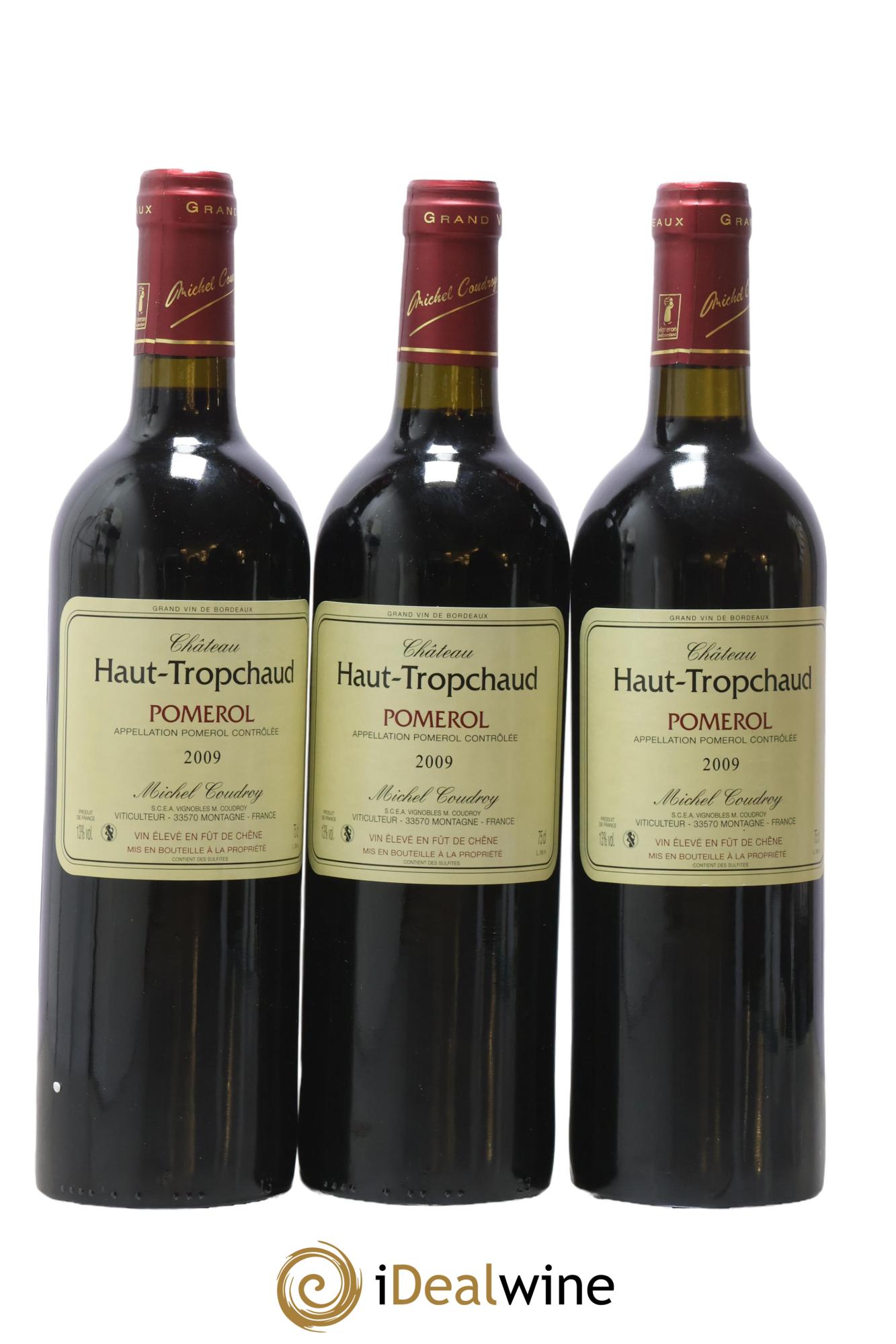 Château Haut Tropchaud 2009 - Lot de 3 bouteilles - 0