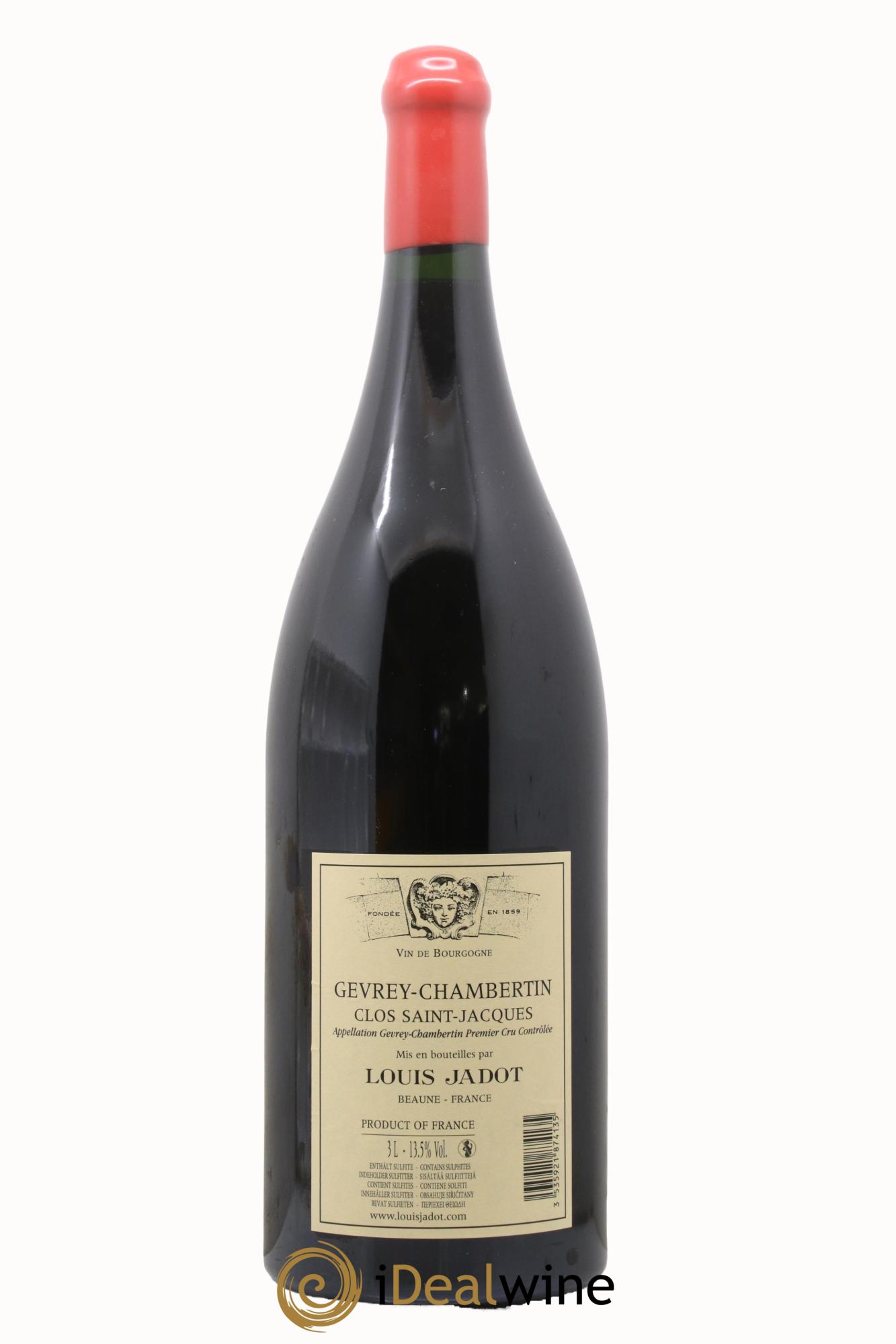 Gevrey-Chambertin 1er Cru Clos Saint Jacques Domaine Louis Jadot  2005 - Lot de 1 double magnum - 2