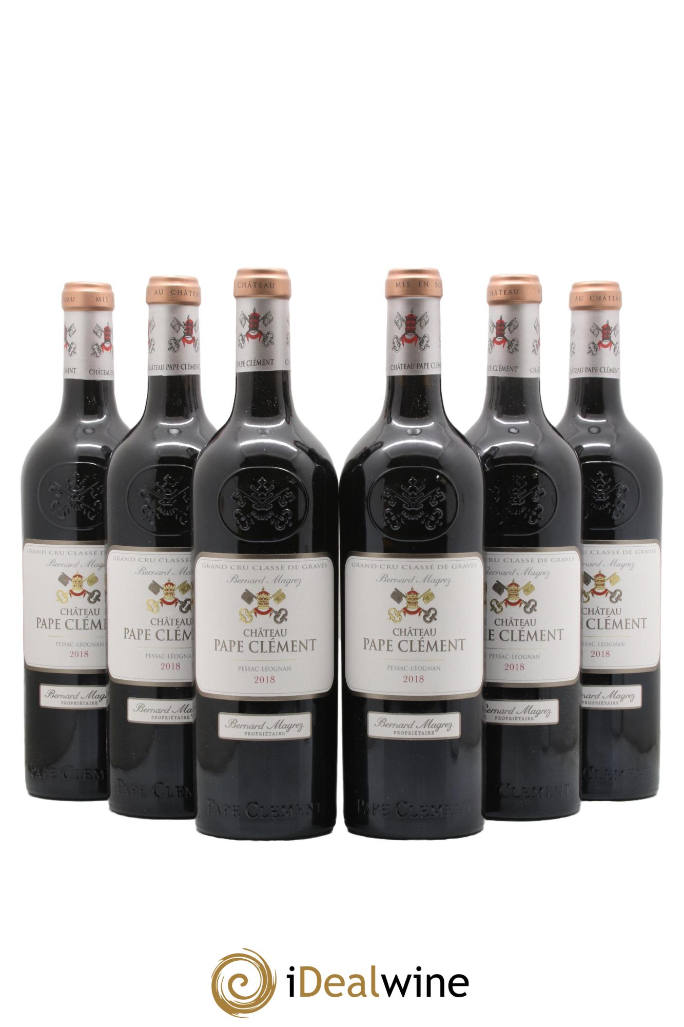 Château Pape Clément Cru Classé de Graves 2018 - Lot de 6 bouteilles - 0