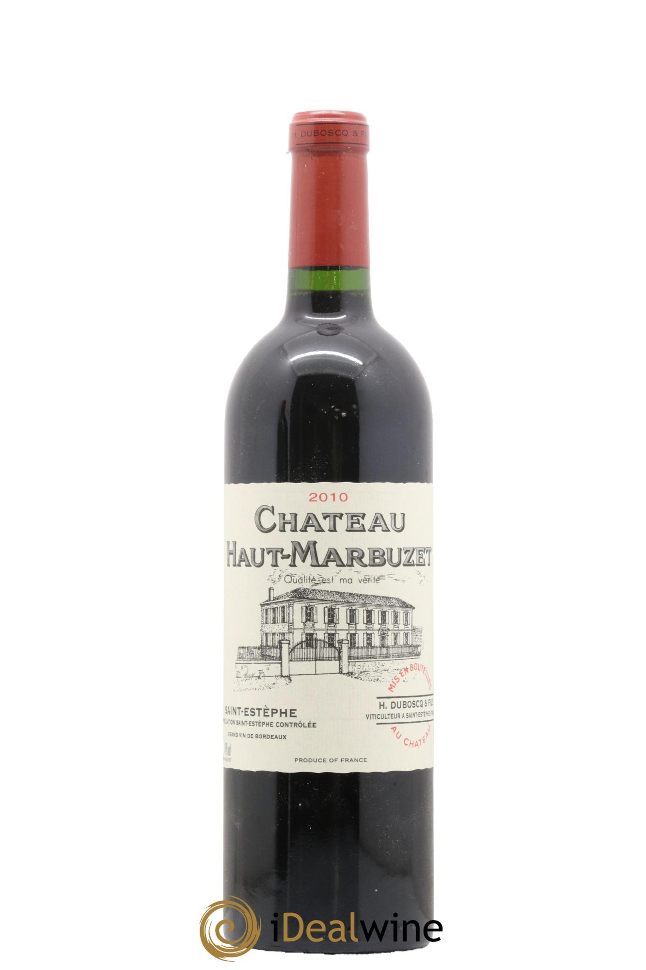 Château Haut Marbuzet 2010 - Lot de 1 bouteille - 0