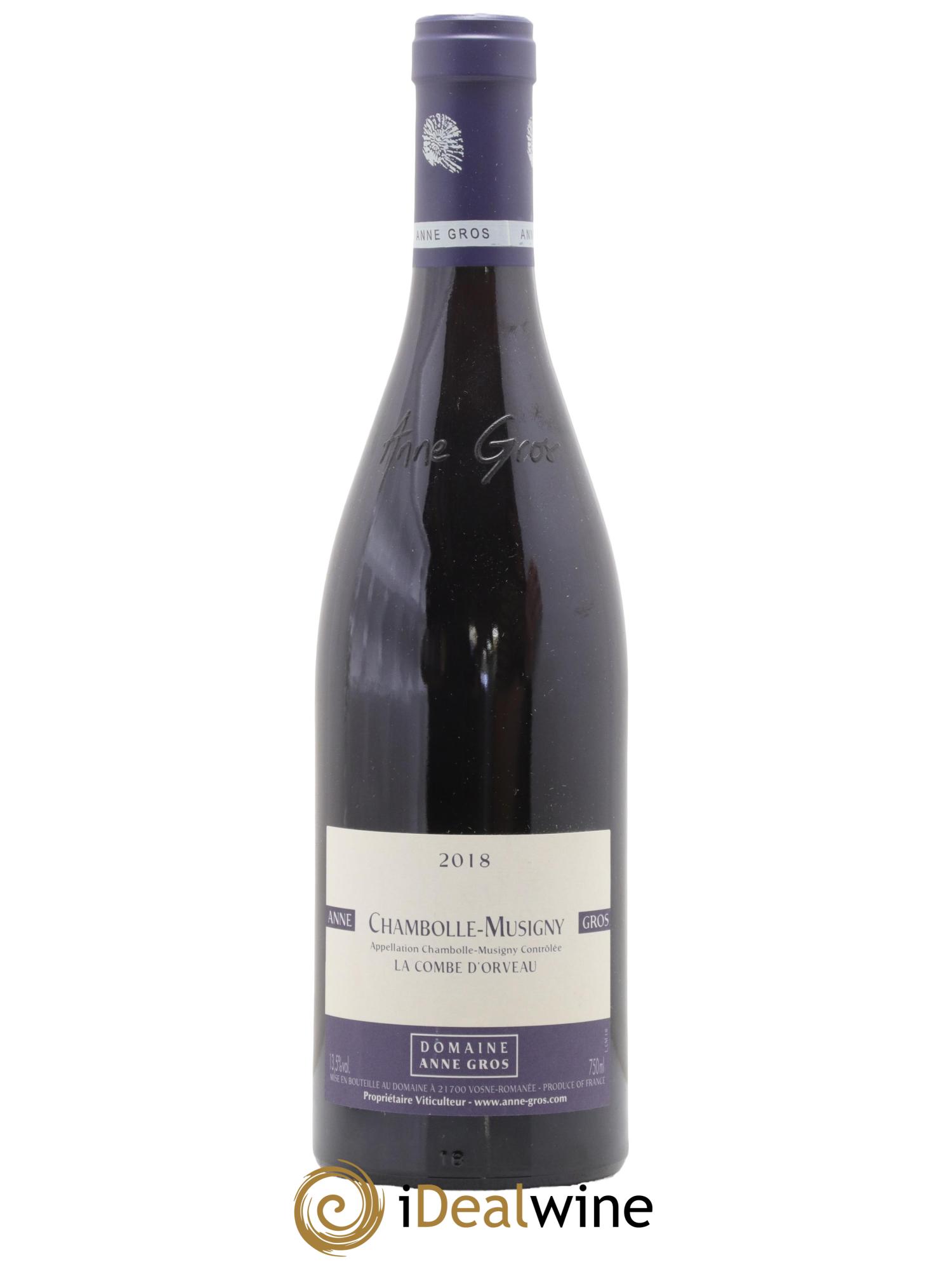 Chambolle-Musigny La Combe d'Orveau Anne Gros 2018 - Lot de 1 bouteille - 0