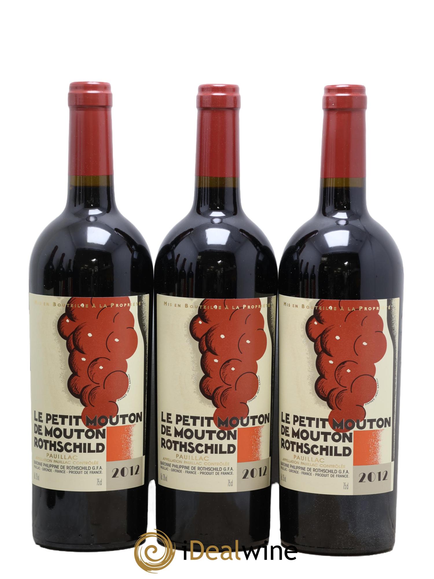 Petit Mouton Second Vin 2012 - Lotto di 6 bottiglie - 1