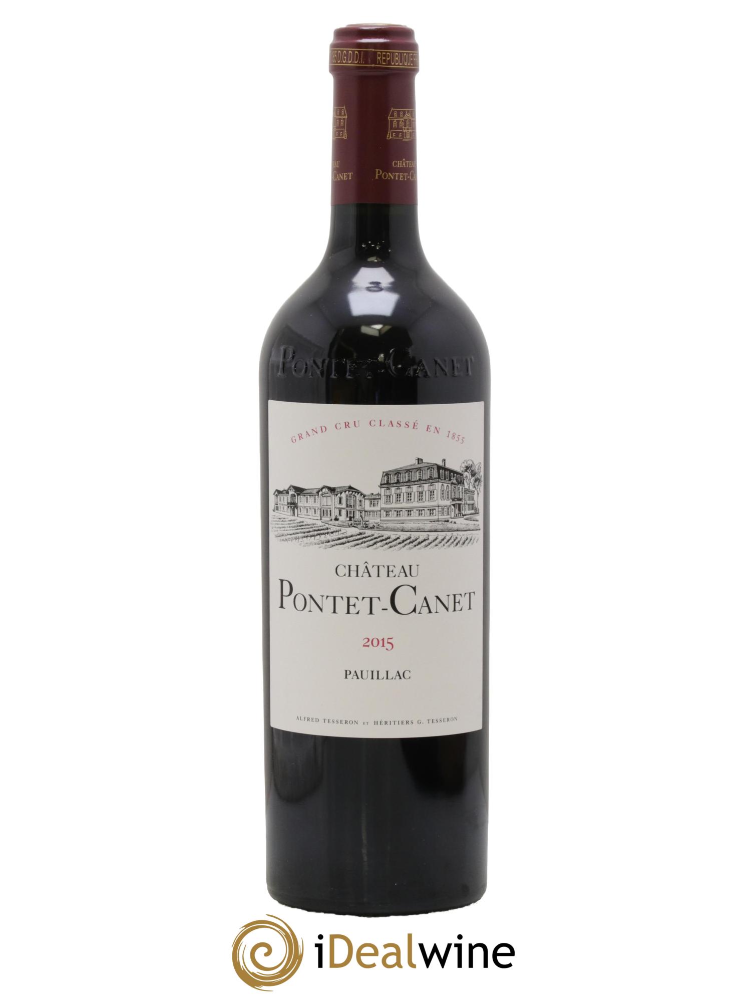 Château Pontet Canet 5ème Grand Cru Classé 2015 - Lot of 1 bottle - 0