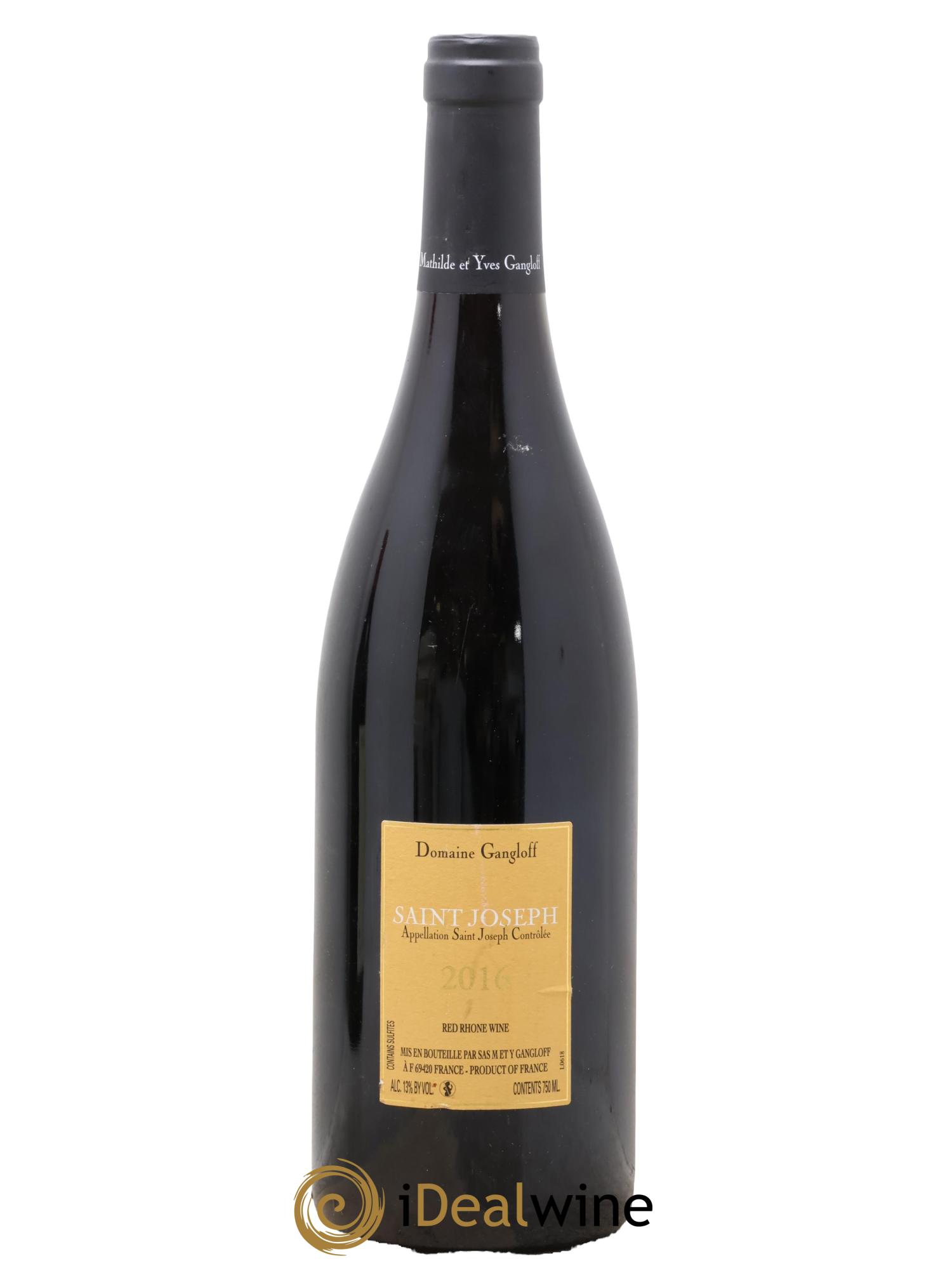Saint-Joseph Gangloff (Domaine) 2016 - Lot of 1 bottle - 1