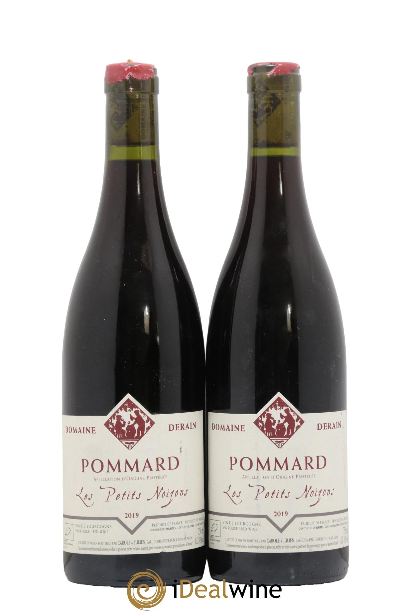 Pommard Les Petits Noizons Catherine et Dominique Derain 2019 - Lot de 2 bouteilles - 0