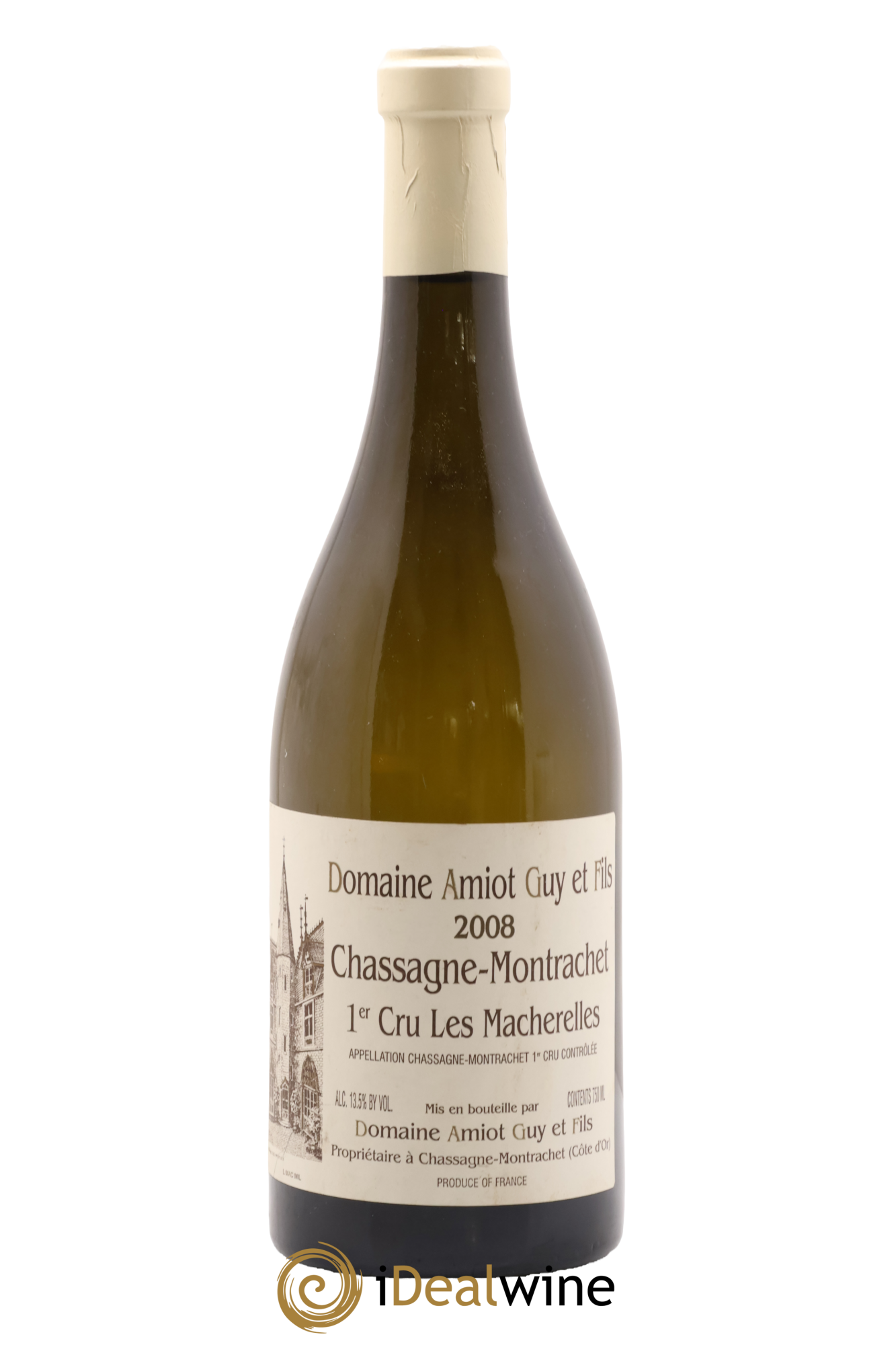 Chassagne-Montrachet 1er Cru Les Macherelles Guy Amiot & Fils 2008 - Lot de 1 bouteille - 0