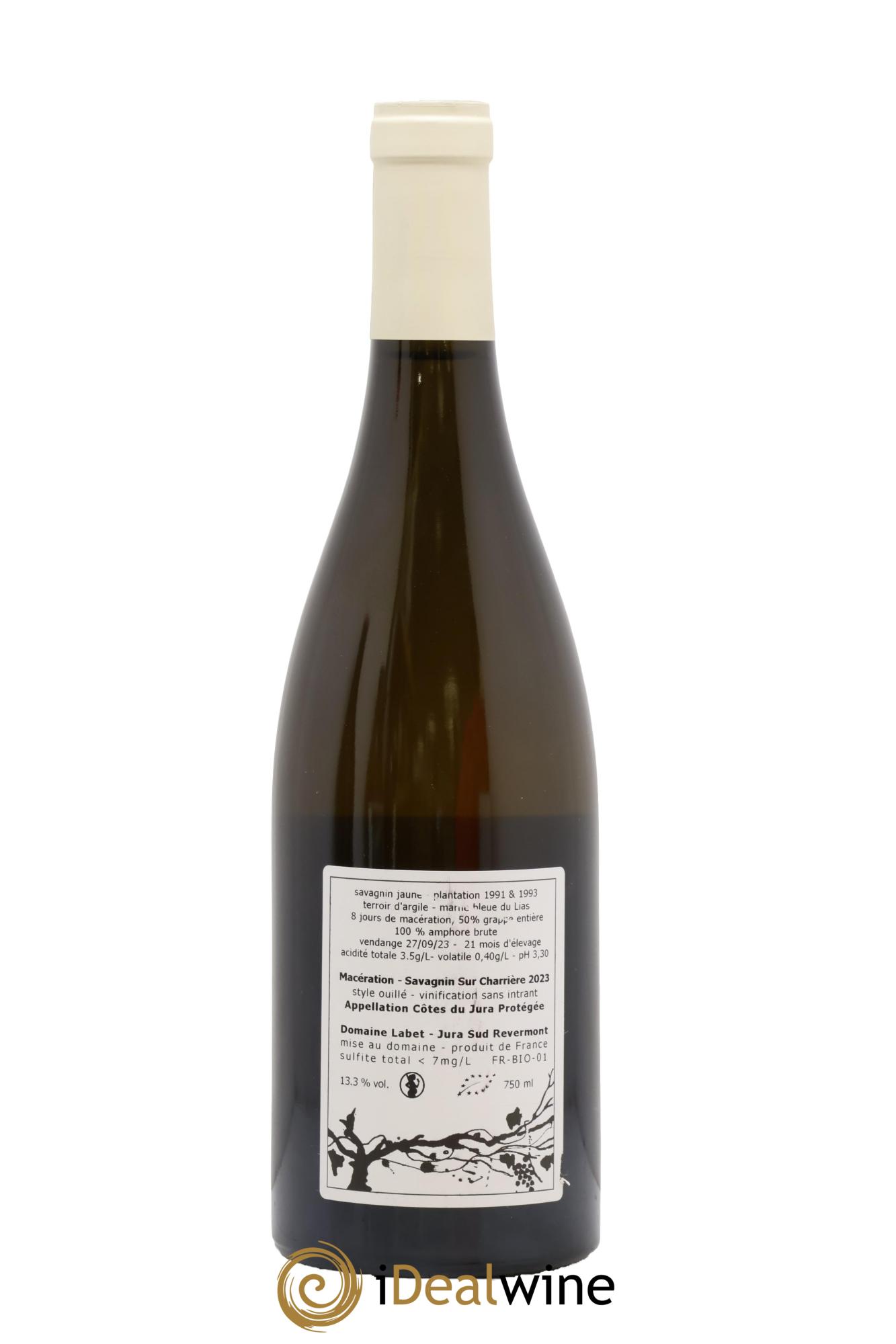 Vin de France Macération Sur Charrière Romain - Julien - Charline Labet 2023 - Lotto di 1 bottiglia - 1