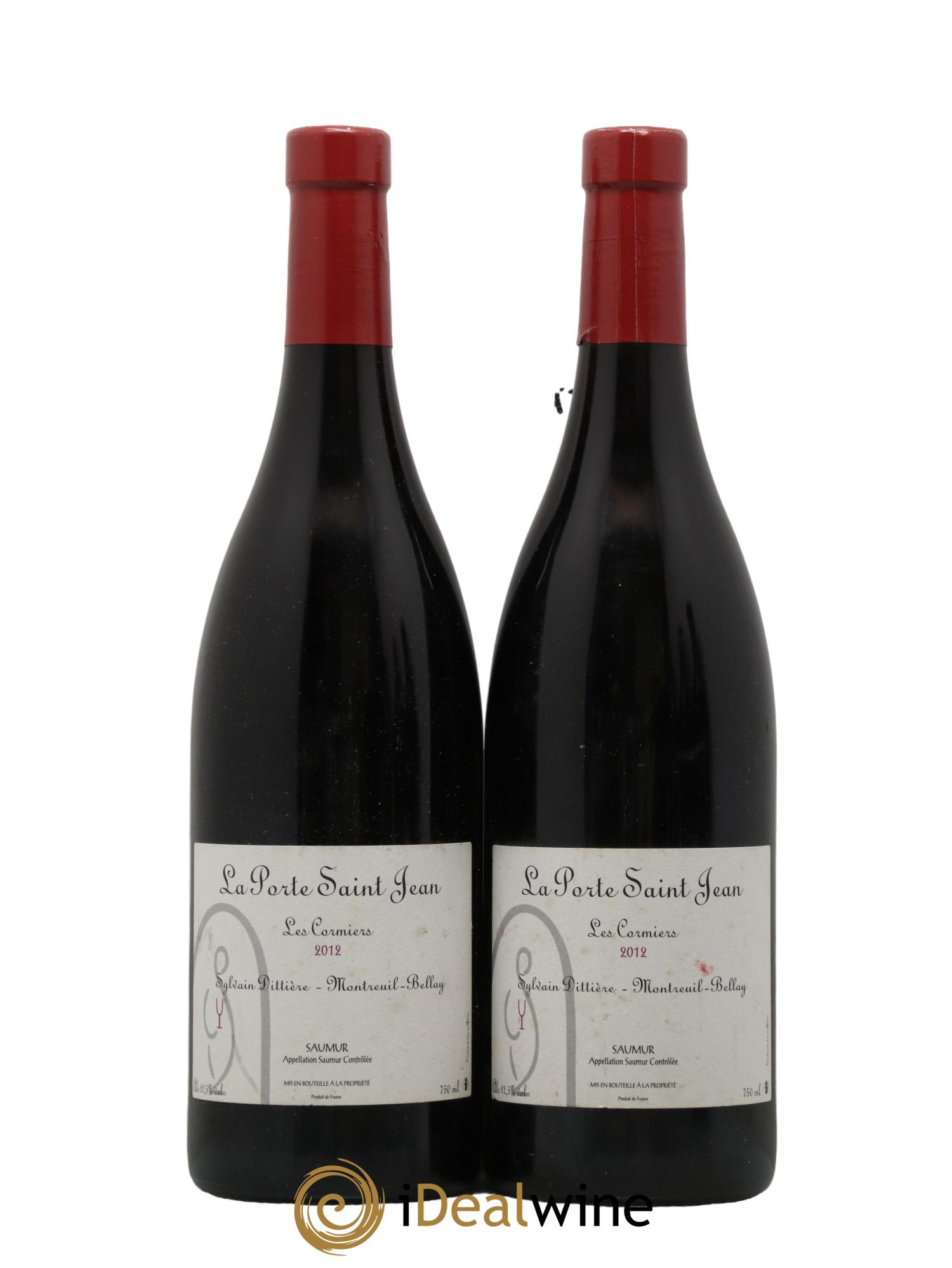 Saumur Les Cormiers La Porte Saint Jean 2012 - Lot de 2 bouteilles - 0