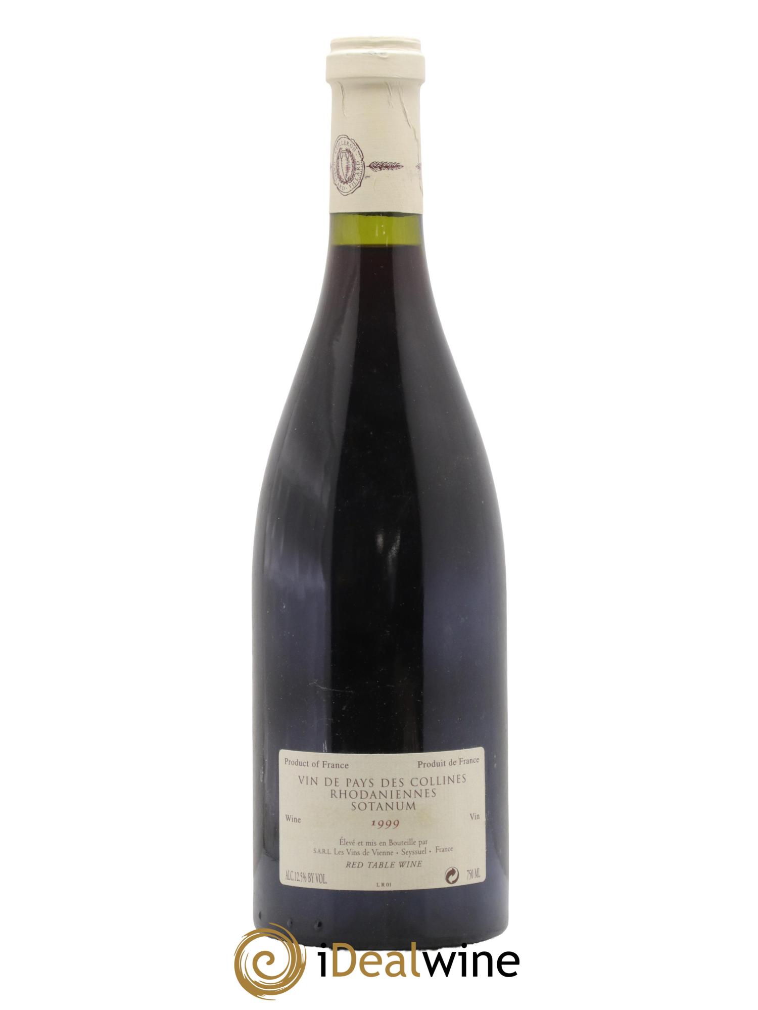 IGP Collines Rhodaniennes Sotanum Les Vins de Vienne 1999 - Lot of 1 bottle - 1