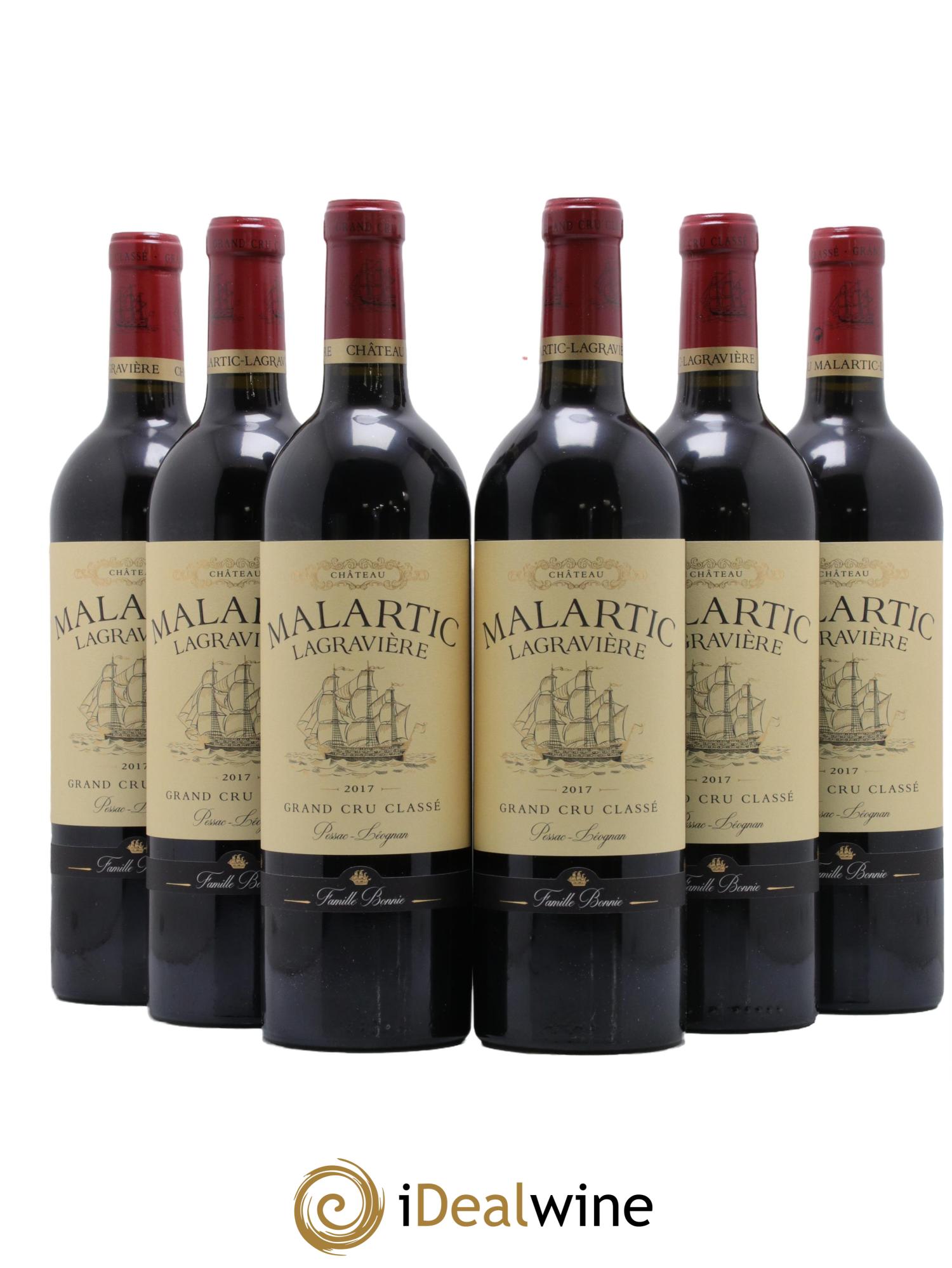 Château Malartic-Lagravière Cru Classé de Graves 2017 - Lot de 6 bouteilles - 0