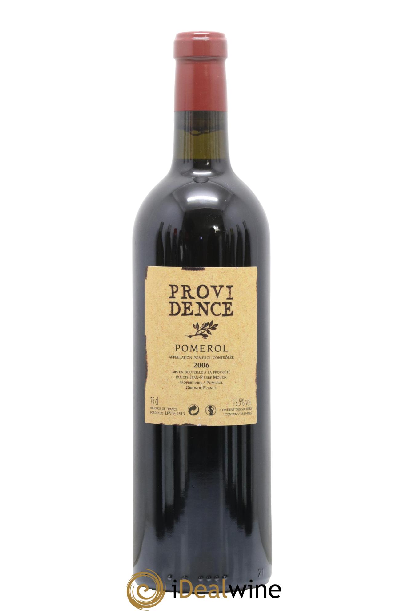 Château Providence (La Providence) 2006 - Lot de 1 bouteille - 1