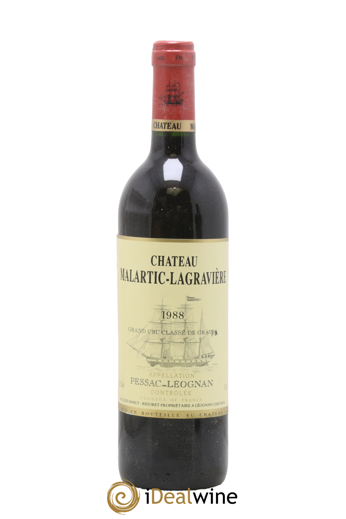 Château Malartic-Lagravière Cru Classé de Graves 1988 - Lot de 1 bouteille - 0