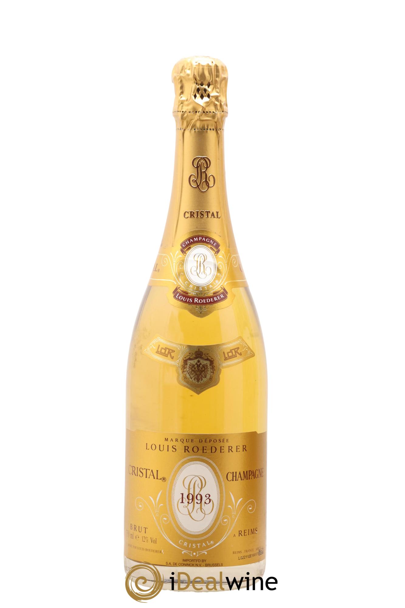 Cristal Louis Roederer 1993 - Lot de 1 bouteille - 1