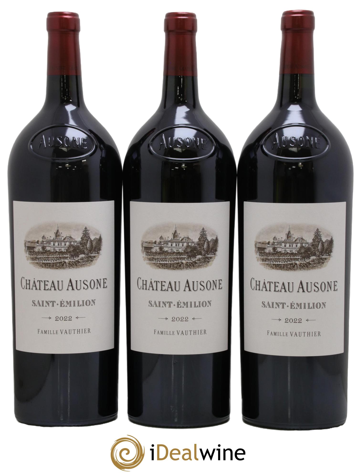 Château Ausone 1er Grand Cru Classé A  2022 - Lot de 3 magnums - 0
