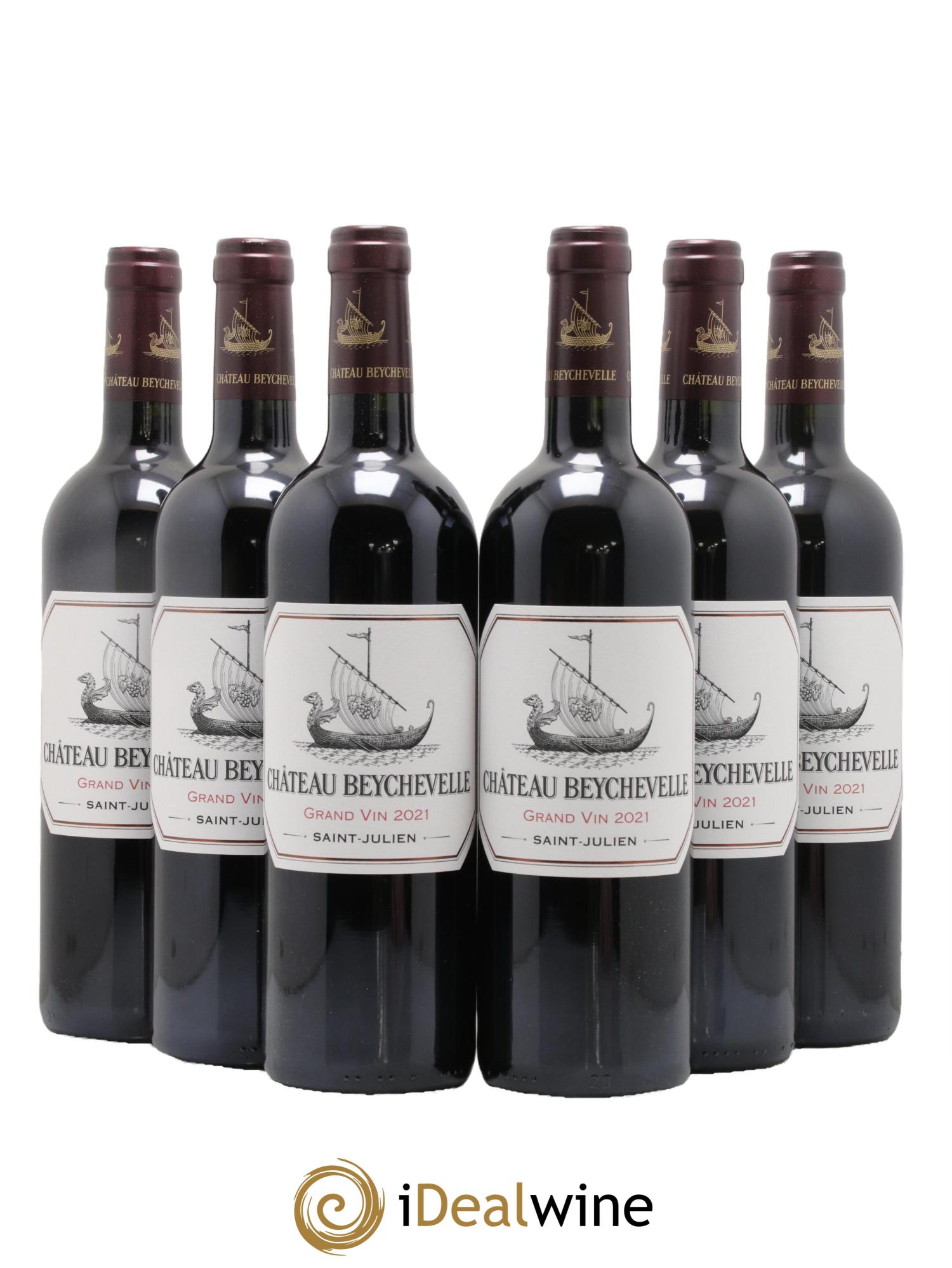 Château Beychevelle 4ème Grand Cru Classé 2021 - Lot de 6 bouteilles - 0