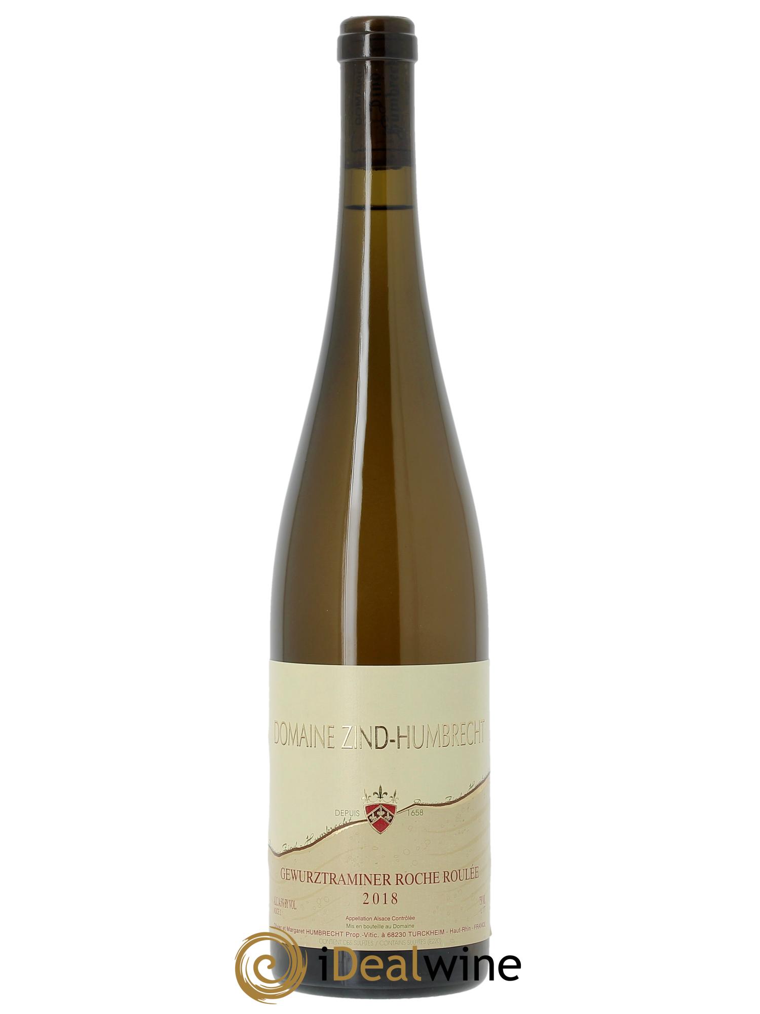 Alsace Gewurztraminer Roche Roulée Zind-Humbrecht (Domaine) 2018 - Lot de 1 bouteille - 0