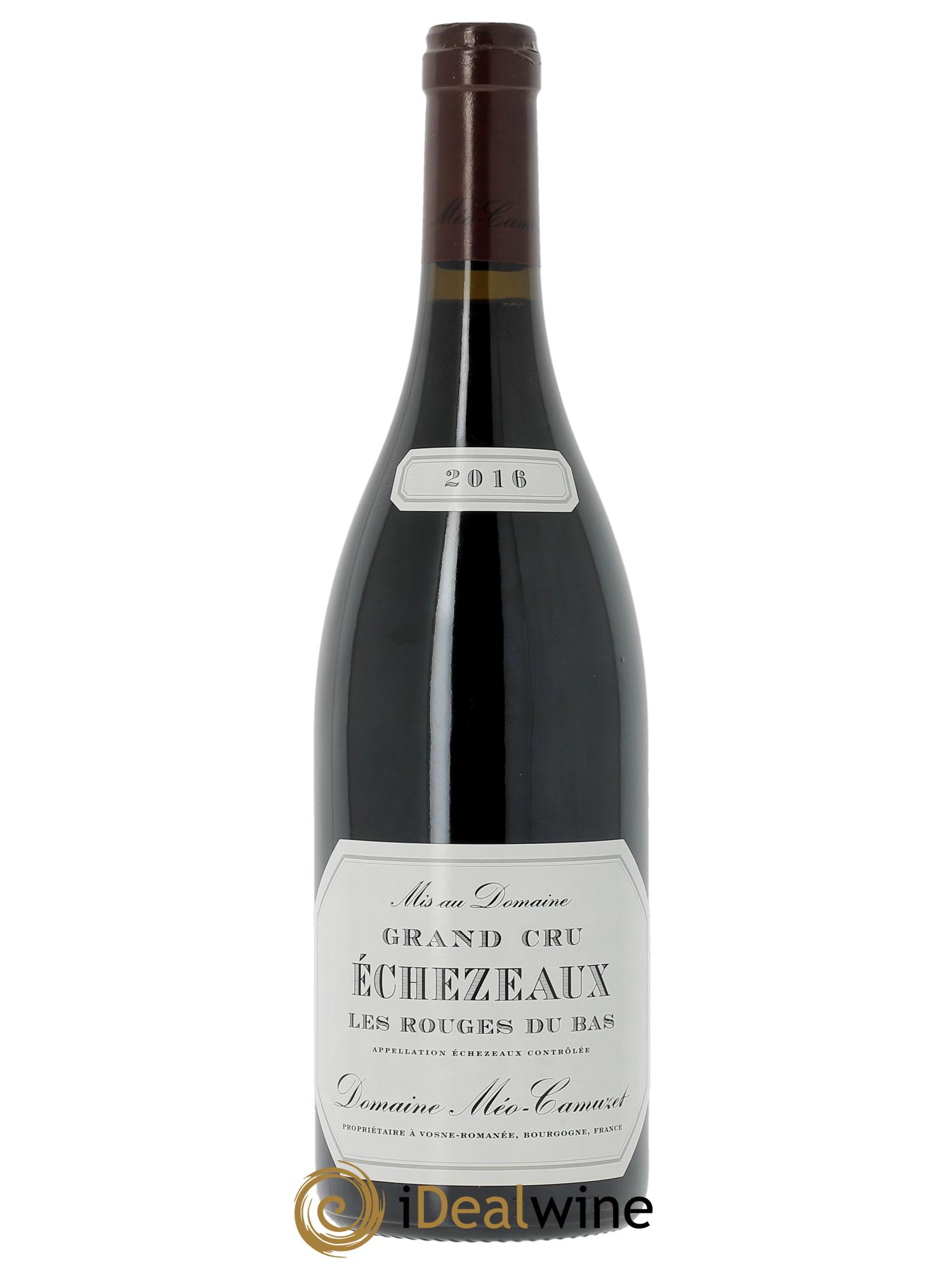 Echezeaux Grand Cru Les Rouges du Bas Méo-Camuzet (Domaine) 2016 - Lot de 1 bouteille - 0