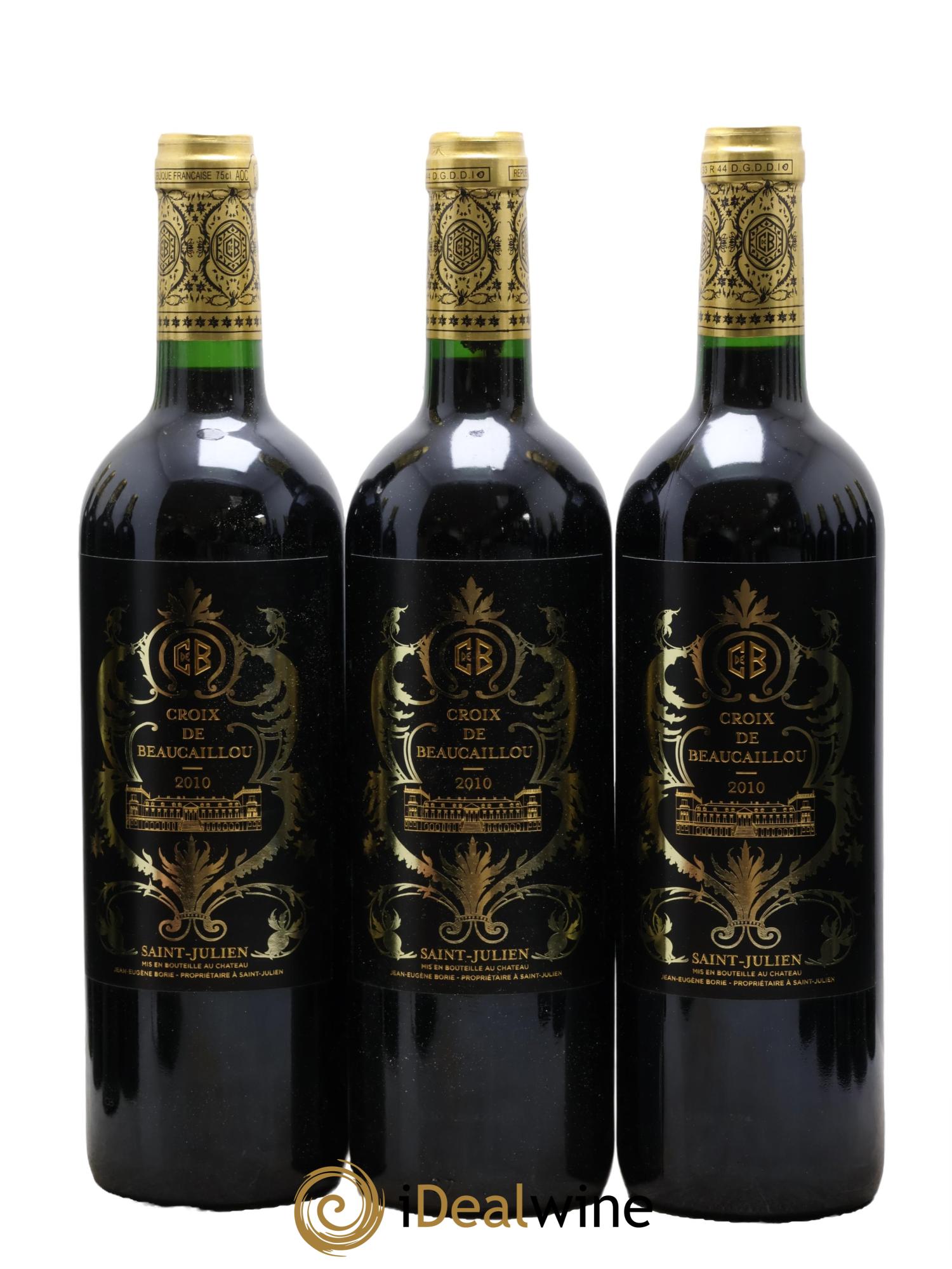 La Croix de Beaucaillou Second Vin 2010 - Lot of 12 bottles - 1