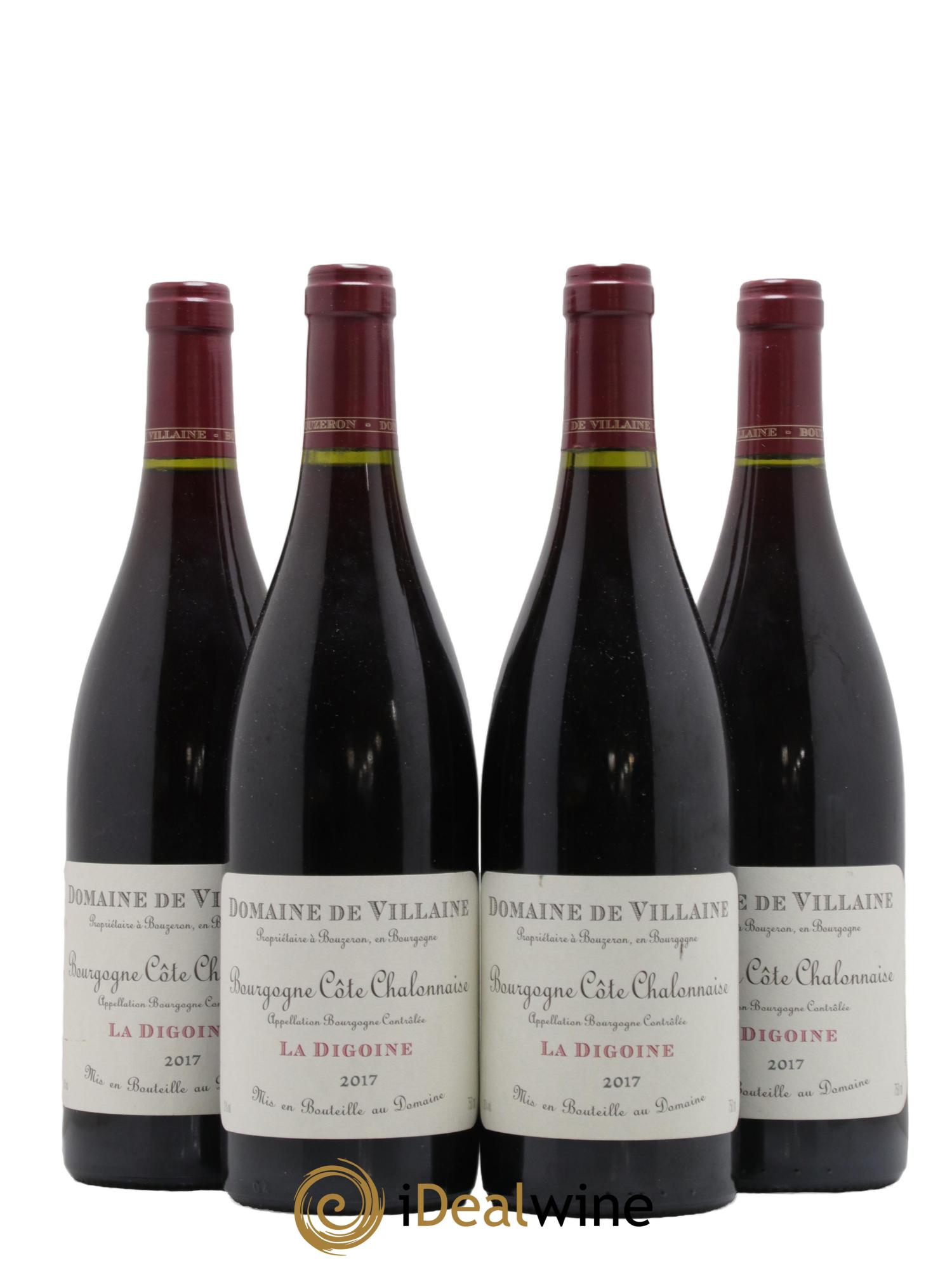 Bourgogne La Digoine Domaine de Villaine 2017 - Lot de 4 bouteilles - 0