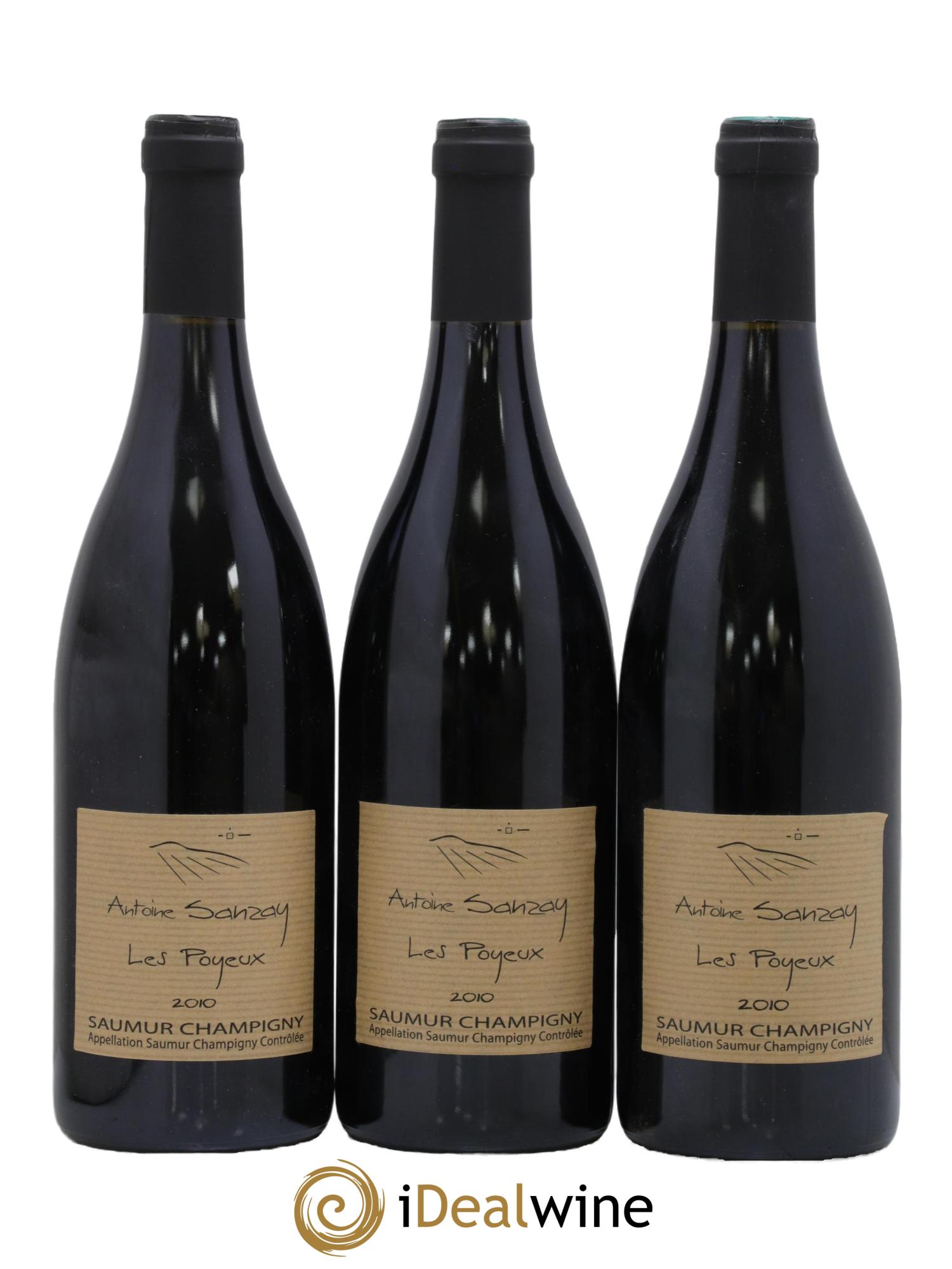 Saumur-Champigny Les Poyeux Antoine Sanzay 2010 - Lot de 3 bouteilles - 0