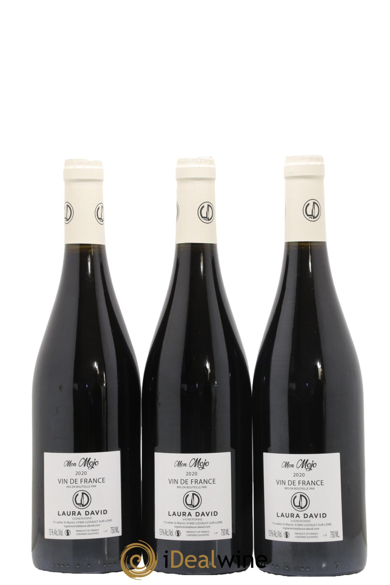 Vin de France Mon Mojo Laura David 2020 - Lot de 3 bouteilles - 1