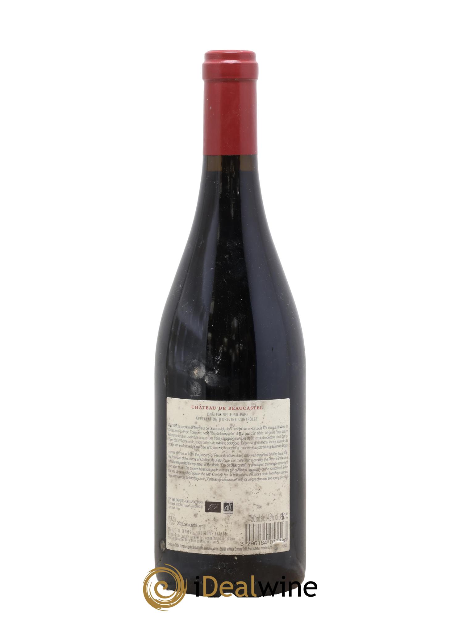Châteauneuf-du-Pape Château de Beaucastel Famille Perrin 2019 - Lot of 1 bottle - 1