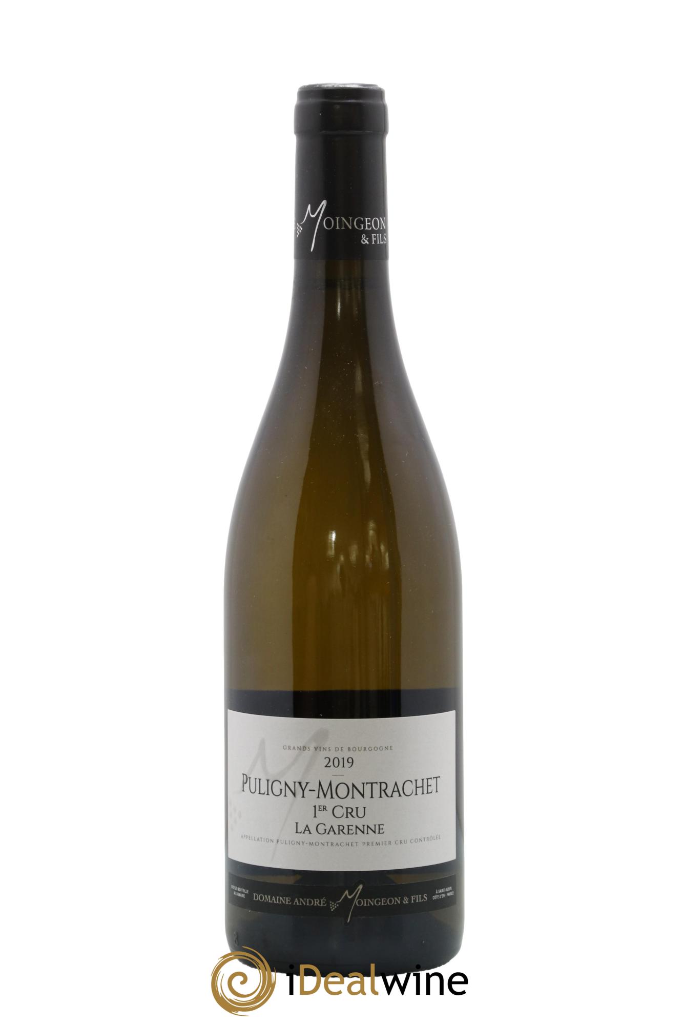 Puligny-Montrachet 1er Cru La Garenne Domaine Moingeon 2019 - Lot de 1 bouteille - 0