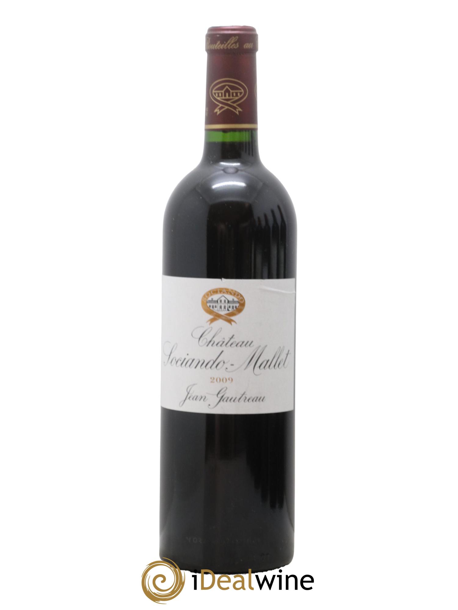 Château Sociando Mallet 2009 - Lot de 1 bouteille - 0