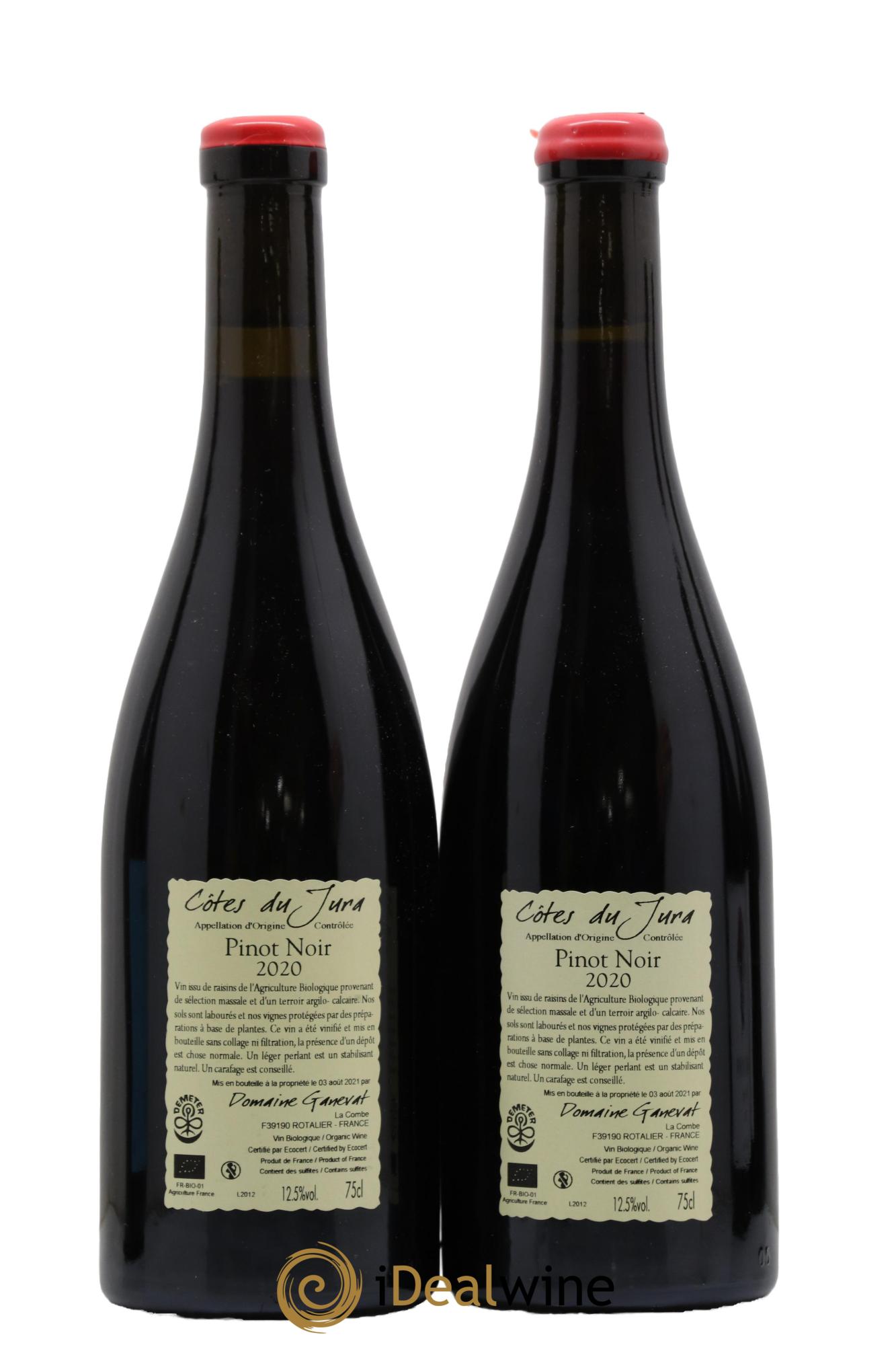 Côtes du Jura Cuvée Julien Jean-François Ganevat (Domaine) 2020 - Lotto di 2 bottiglie - 1