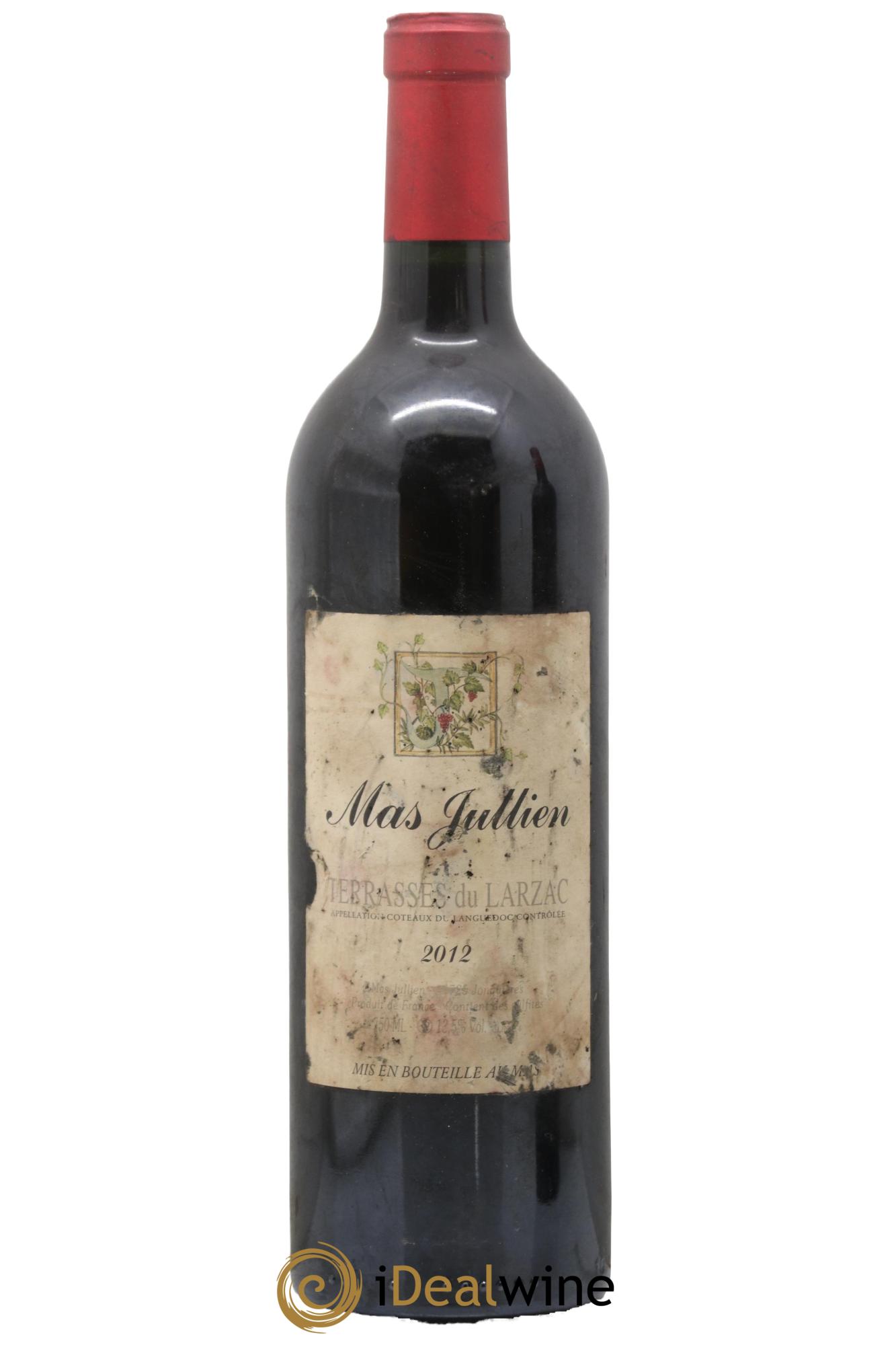 Terrasses du Larzac Mas Jullien Olivier Jullien 2012 - Lot of 1 bottle - 0