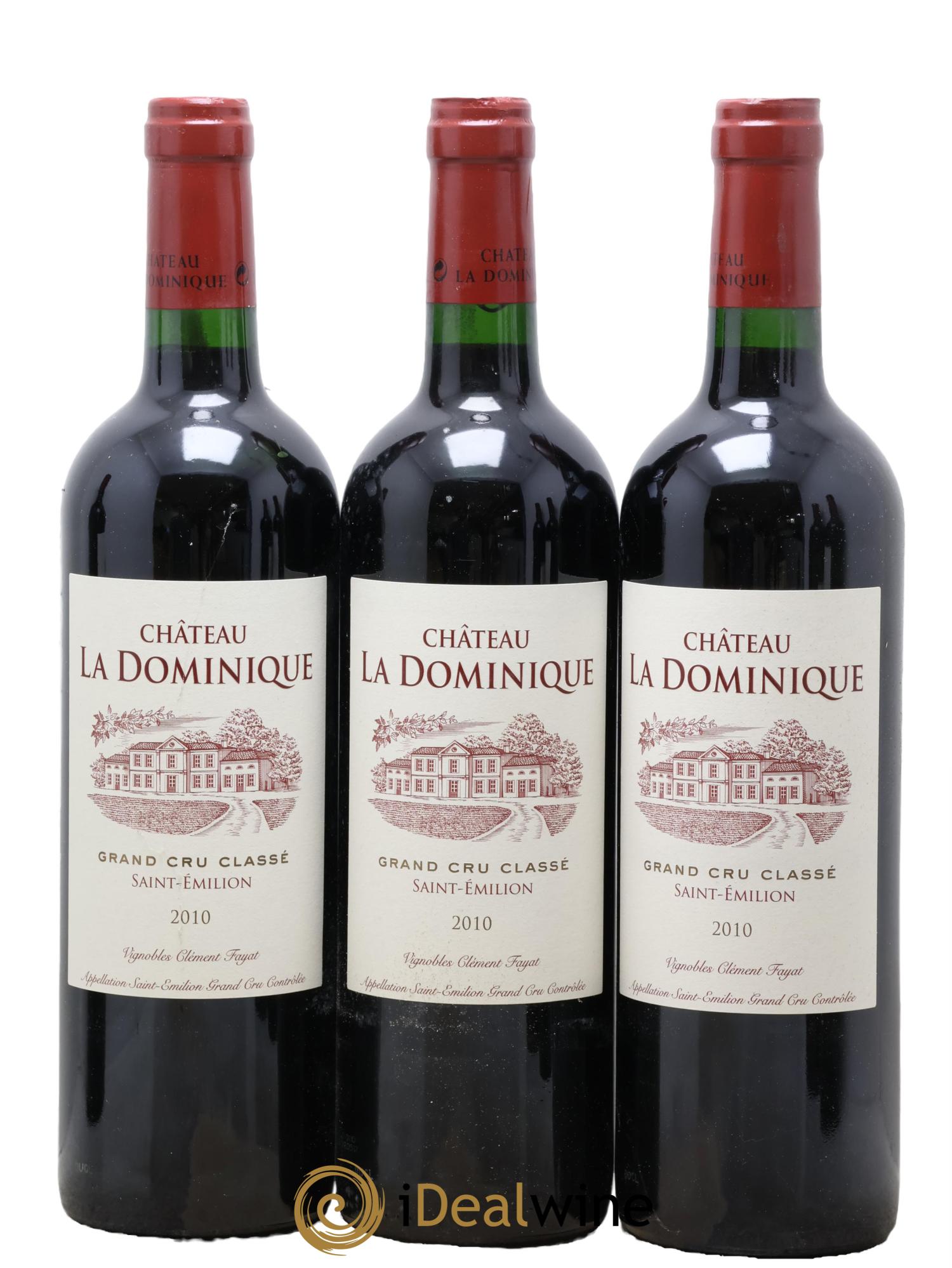 Château la Dominique Grand Cru Classé  2010 - Lotto di 12 bottiglie - 3