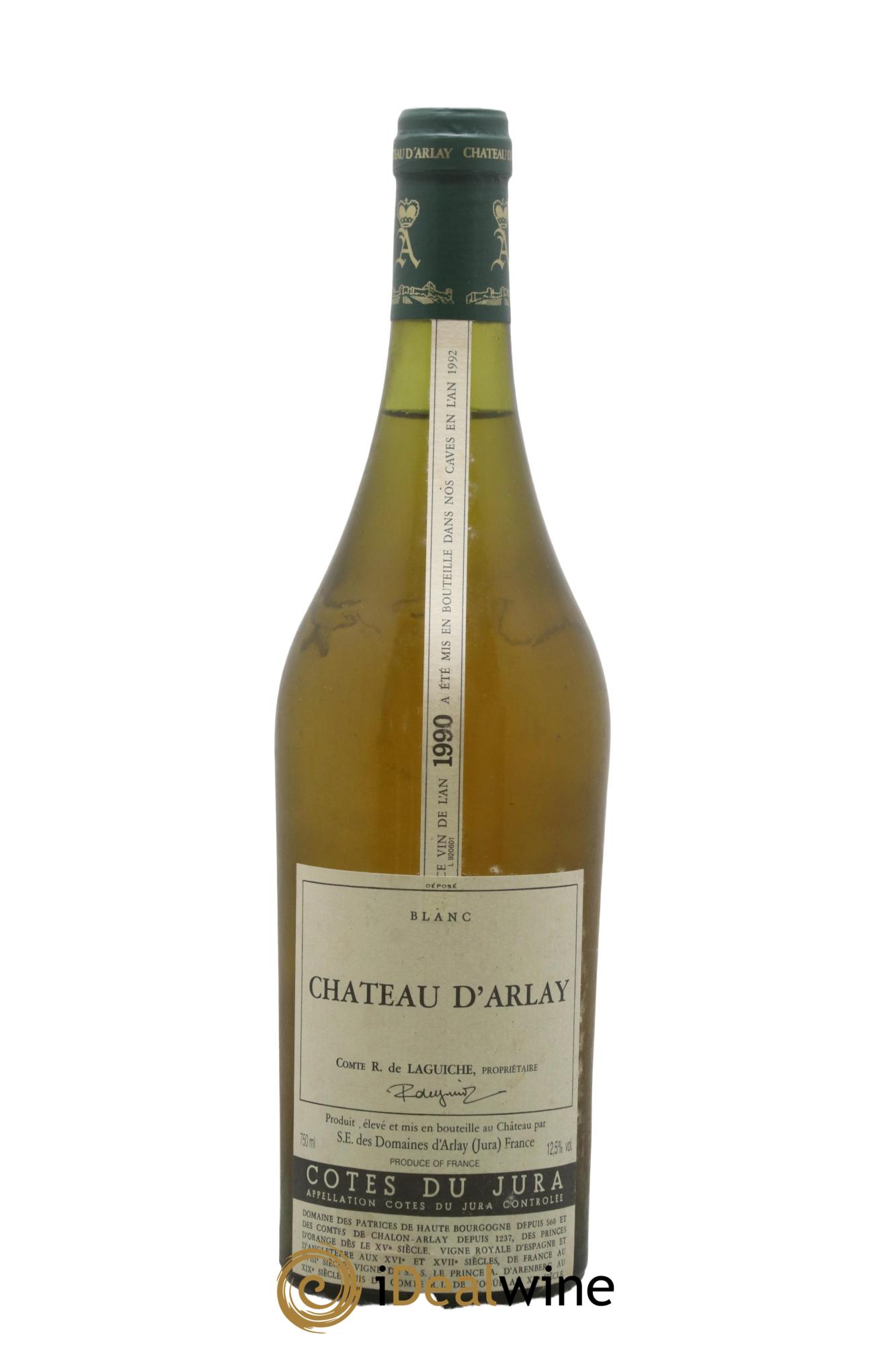 Côtes du Jura Château d'Arlay 1990 - Lot de 1 bouteille - 0