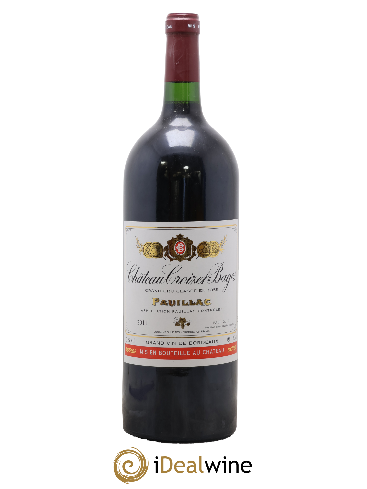 Château Croizet Bages 5ème Grand Cru Classé 2011 - Lotto di 1 magnum - 0
