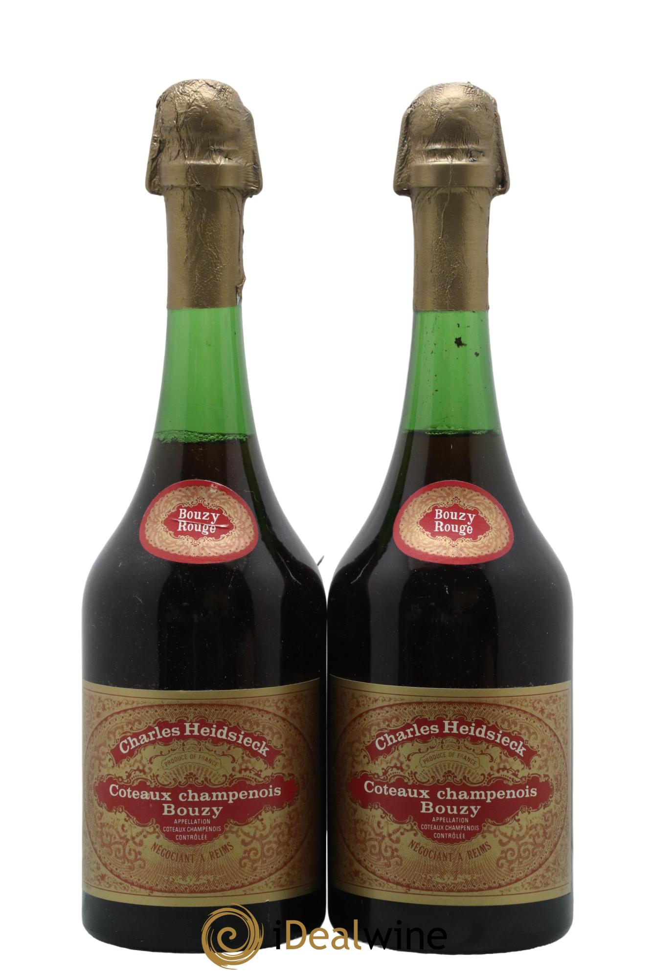 Coteaux Champenois Bouzy - Charles Heidsieck - Lot de 2 bouteilles - 0