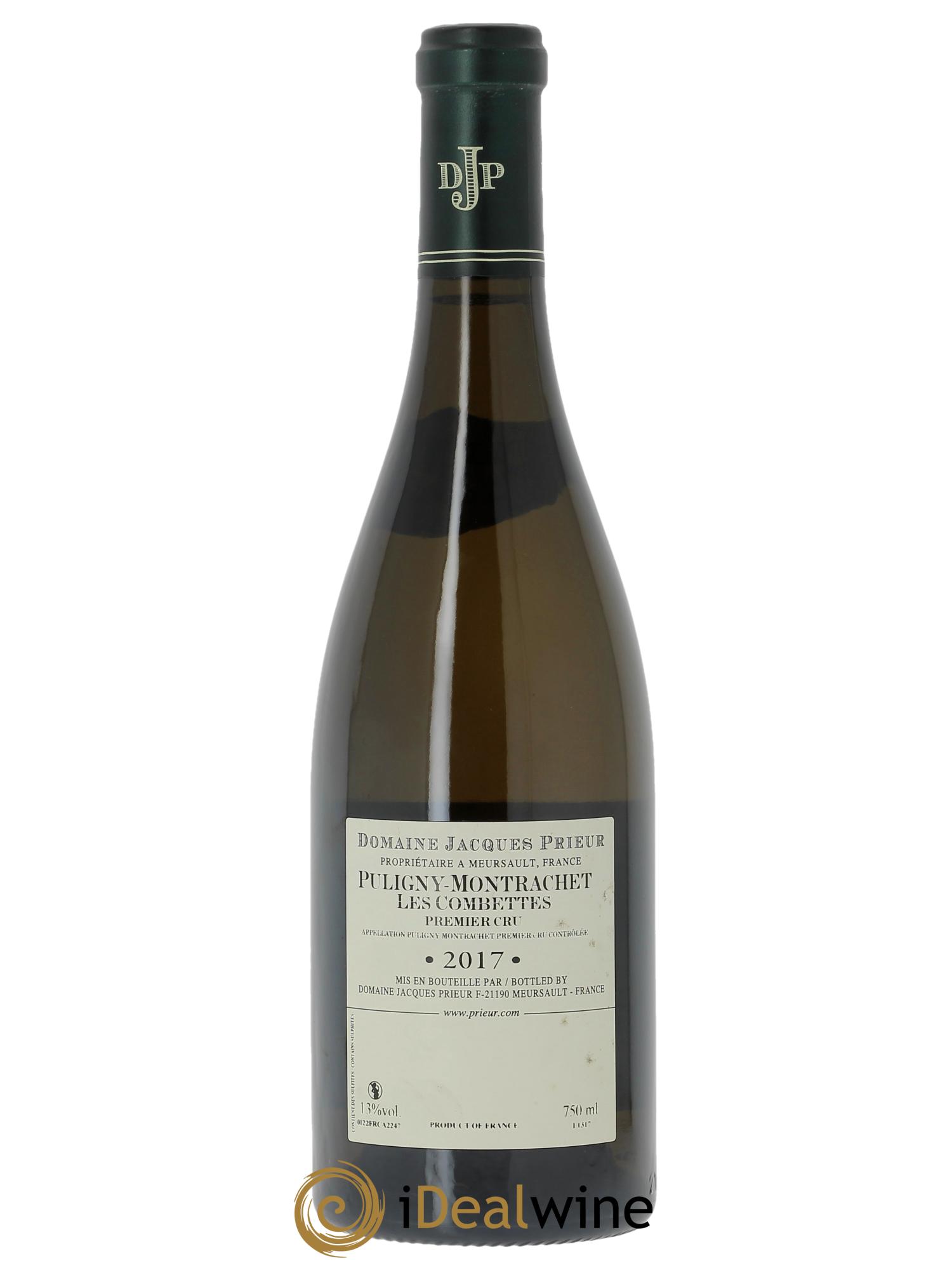 Puligny-Montrachet 1er Cru Les Combettes Jacques Prieur (Domaine)  2017 - Lote de 1 botella - 1