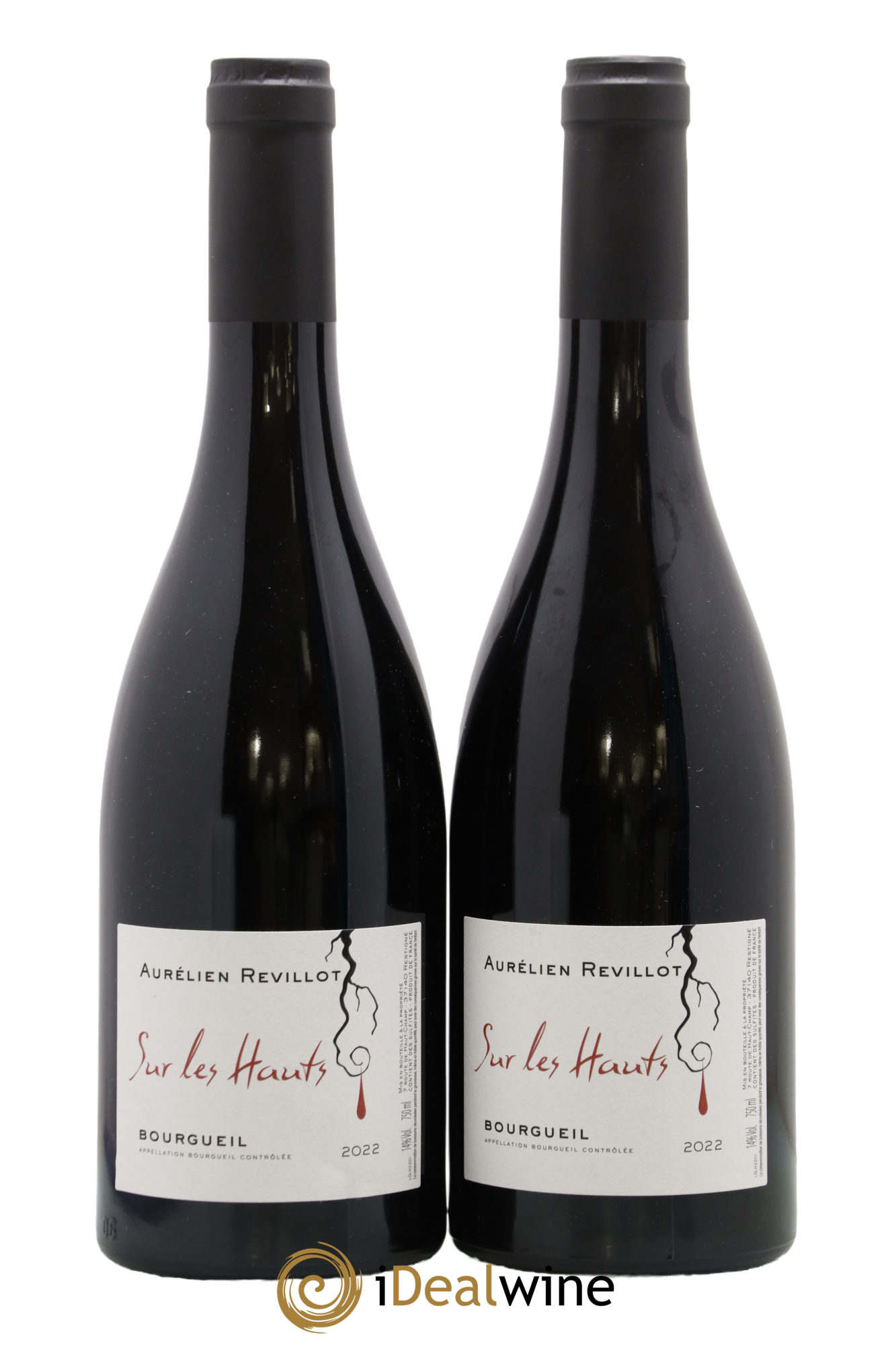 Bourgueil Sur Les Hauts Domaine Aurélien Révillot 2022 - Lot de 2 bouteilles - 0