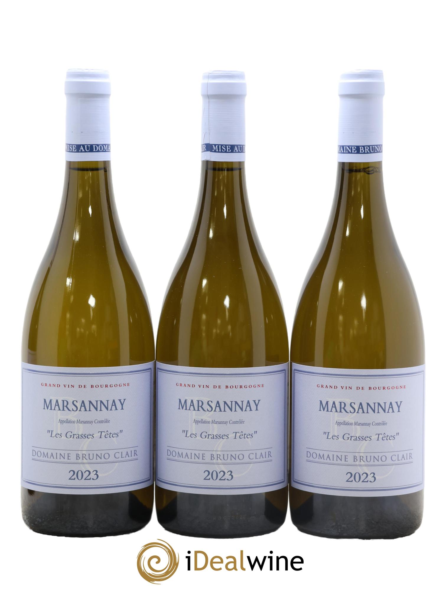 Marsannay Les Grasses Tetes Bruno Clair (Domaine) 2023 - Lot de 3 bouteilles - 0