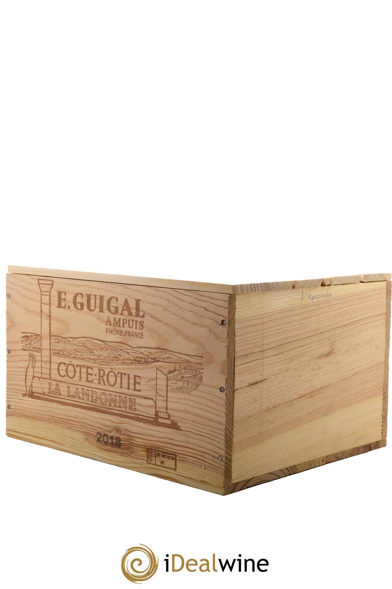 Côte-Rôtie La Landonne Guigal 2018 - Lot of 6 bottles - 3
