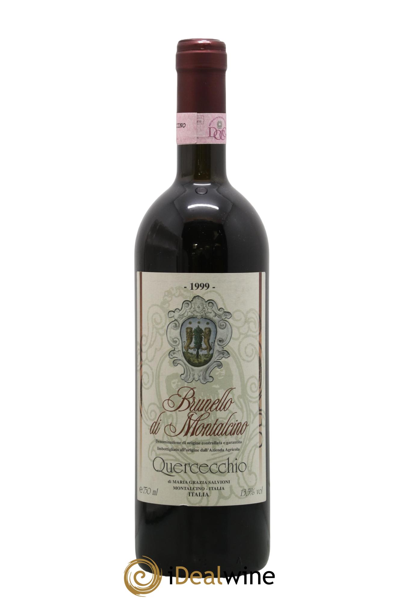 Brunello di Montalcino Quercecchio Maria Grazia Salvioni 1999 - Posten von 1 Flasche - 0